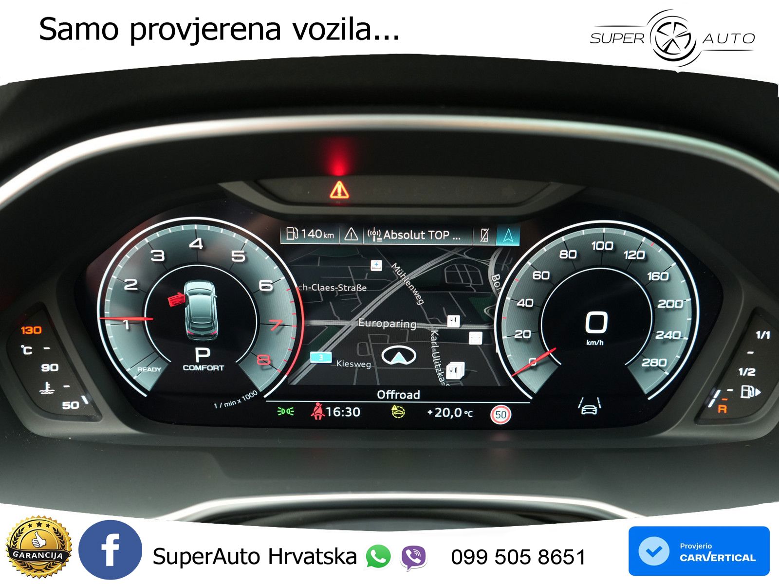 Audi Q3 II Sportback 40 TFSI (190 KS) quattro S tronic S line MATRIX+GR SJED+KAM
