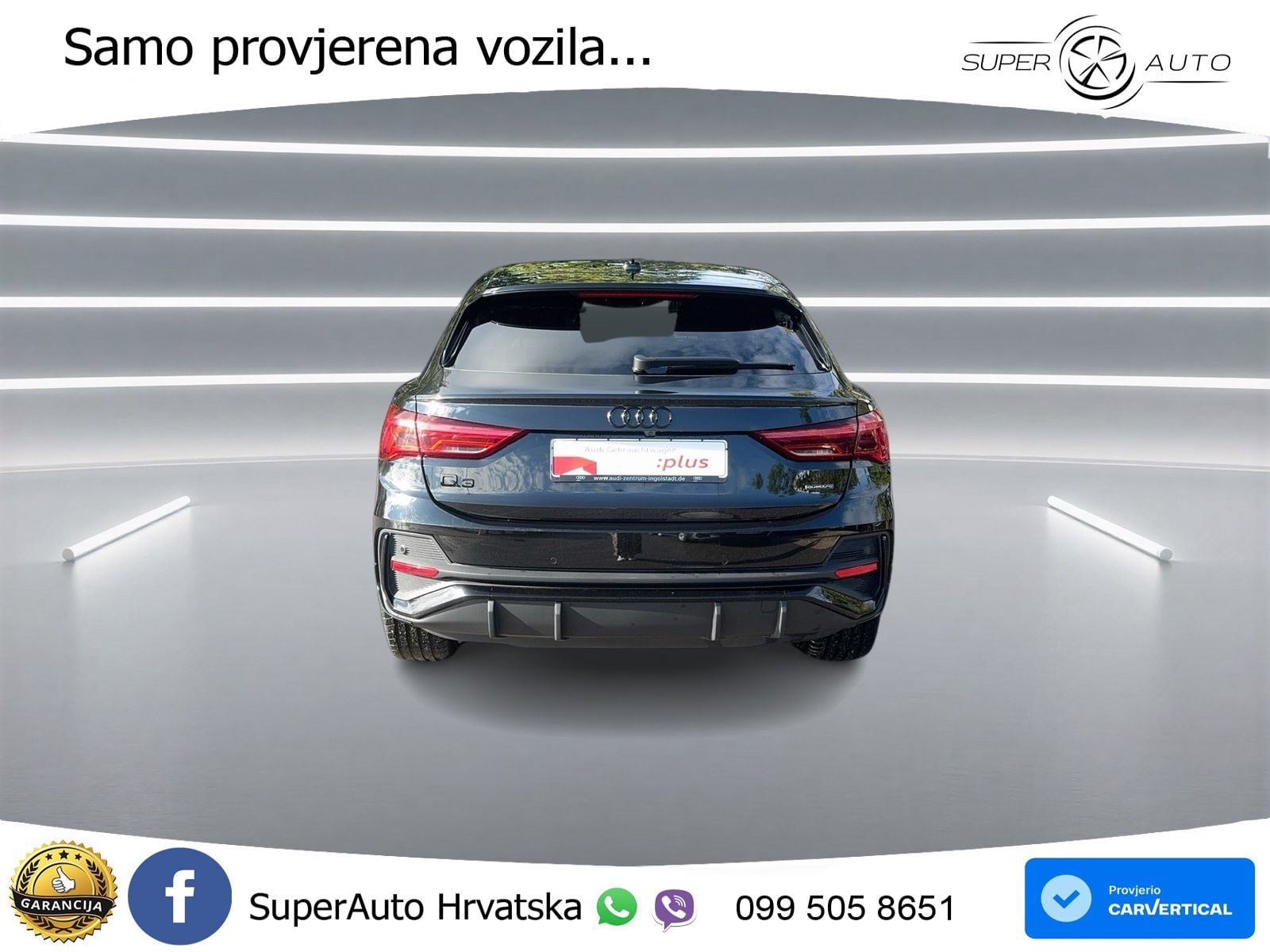Audi Q3 II Sportback 45 TFSI (245 KS) quattro S tronic S line MATRIX+GR SJED+KAM