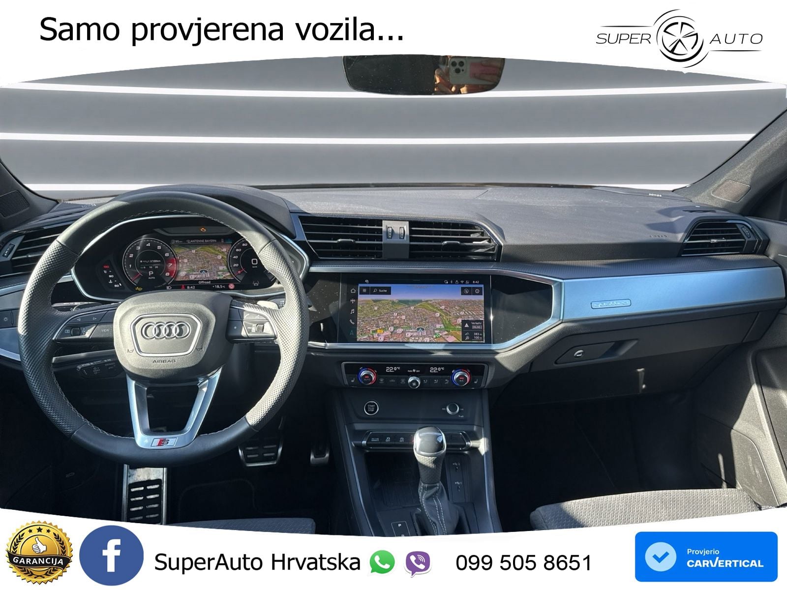 Audi Q3 II Sportback 45 TFSI (245 KS) quattro S tronic S line MATRIX+GR SJED+KAM