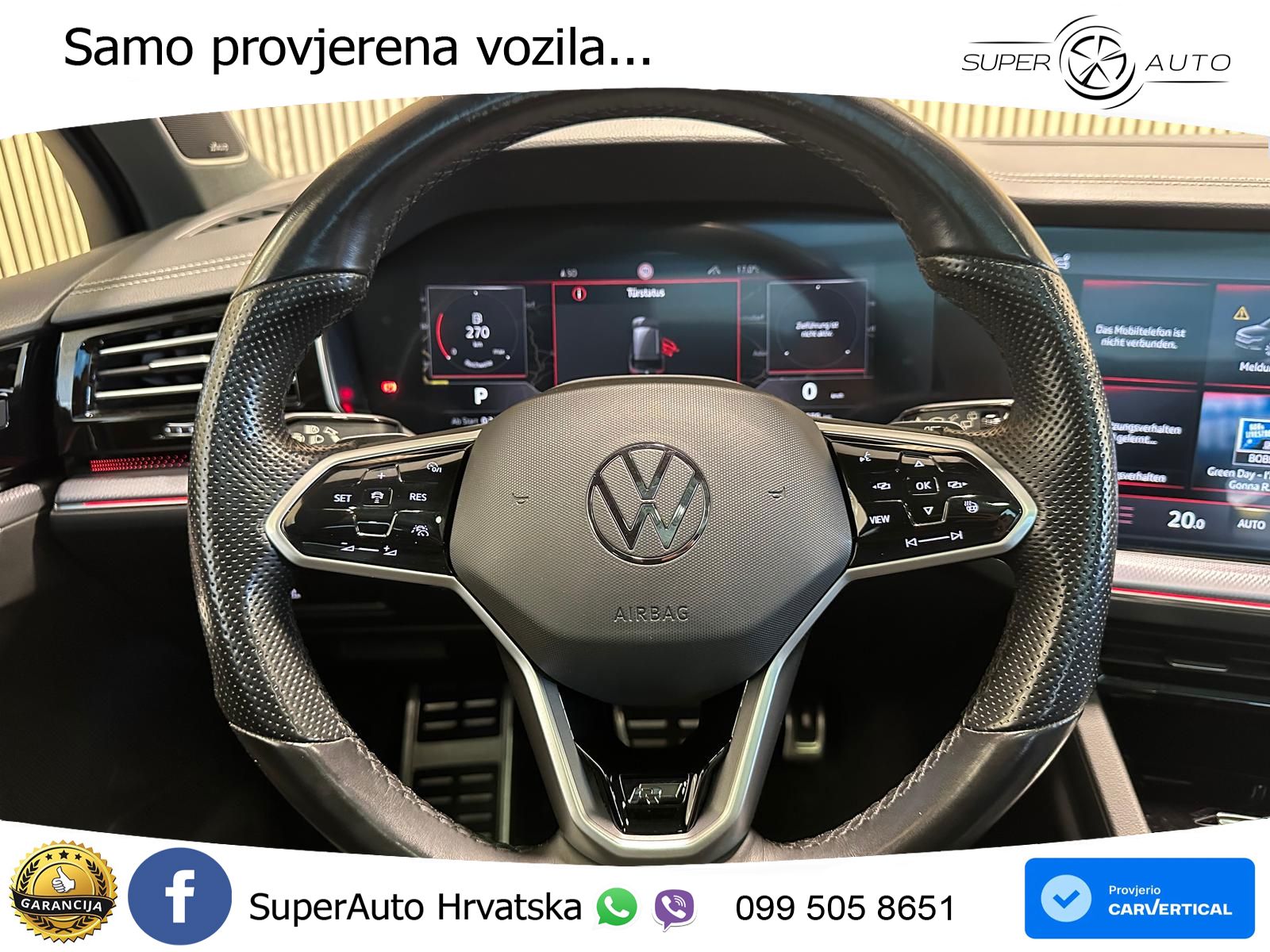 Volkswagen Touareg 3.0 V6 TDI (286 KS) 4MOTION Tiptronic R-Line ACC+HEAD+4xGR SJED+360+PANO