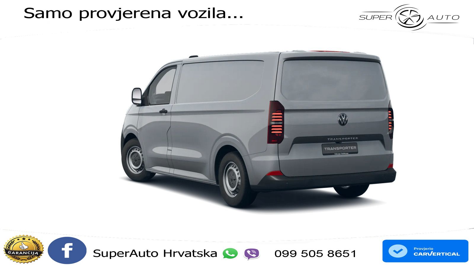 Volkswagen T7 Transporter Kasten KR 2.0TDI KAM APPCON KLIMA 110 KS
