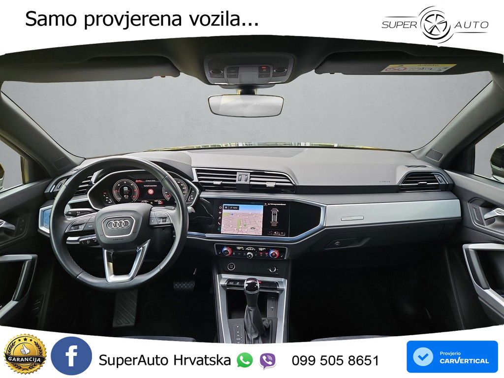Audi Q3 Sportback 40 TDI (200 KS) quattro S tronic S line LED+GR SJED+ACC