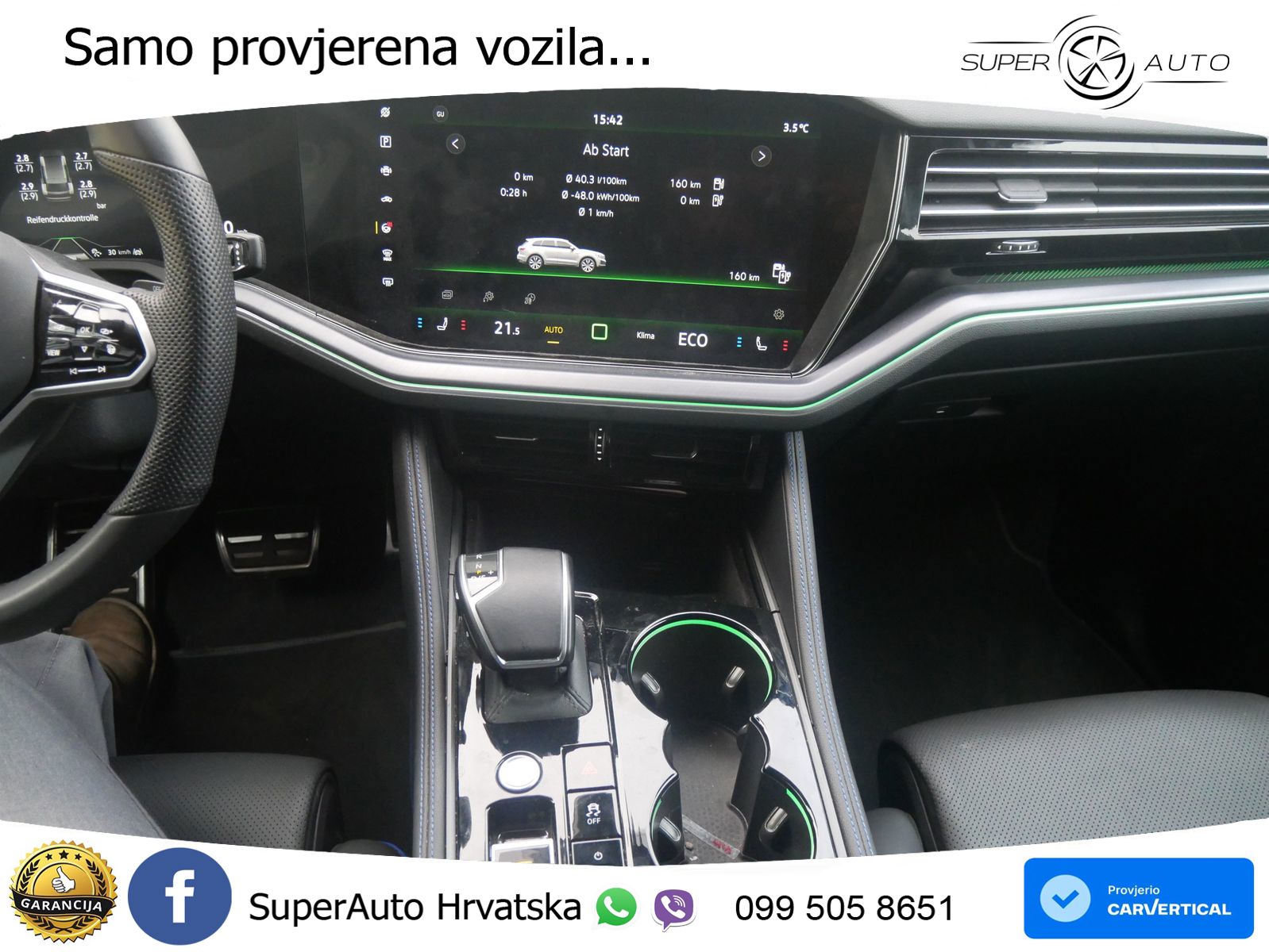 Volkswagen Touareg 3.0 V6 TSI (340 KS) 4MOTION Tiptronic ZRAČNI+ACC+GR SJED+KAM+PANO