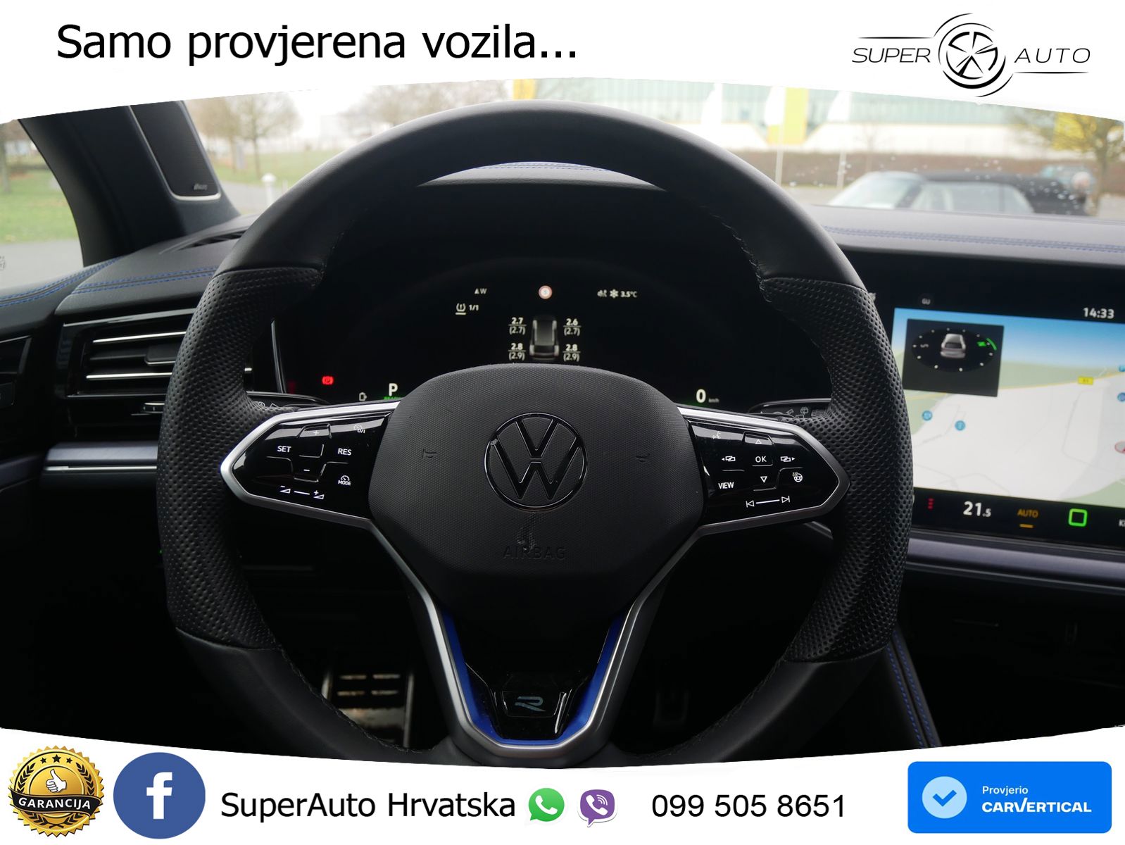 Volkswagen Touareg 3.0 V6 TSI (340 KS) 4MOTION Tiptronic ZRAČNI+ACC+GR SJED+KAM+PANO