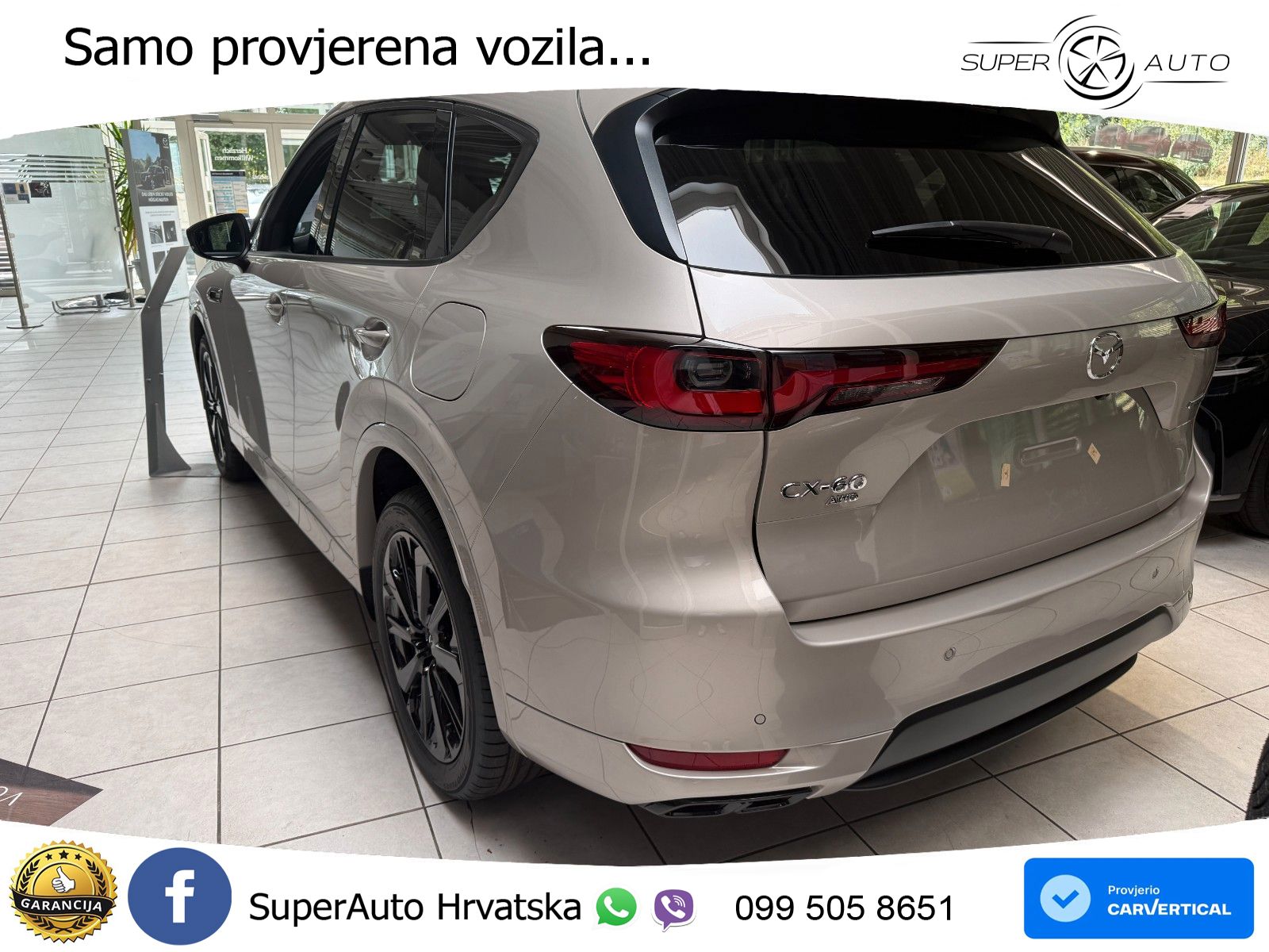 Mazda CX-60 3.3 e-Skyactiv D (254 KS) AWD Automatic LED+GR SJED+ACC