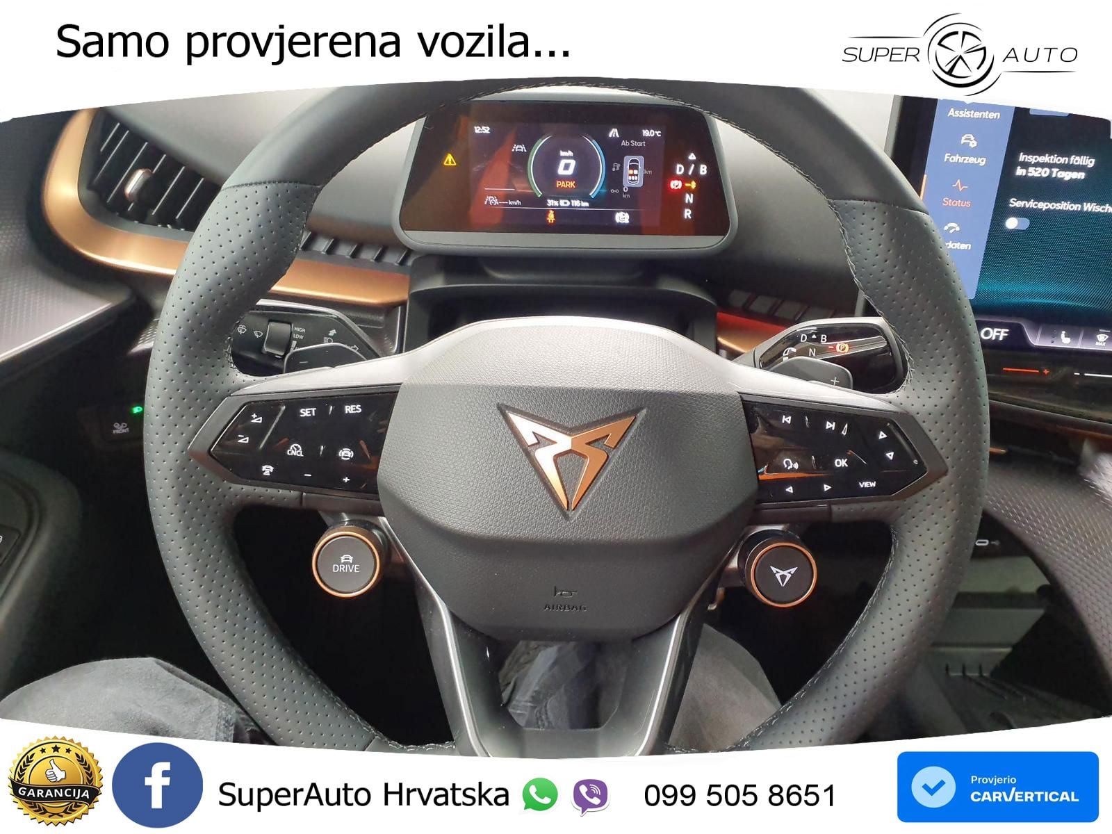 Cupra Tavascan 82 kWh (286 KS) LED+GR SJED+ACC
