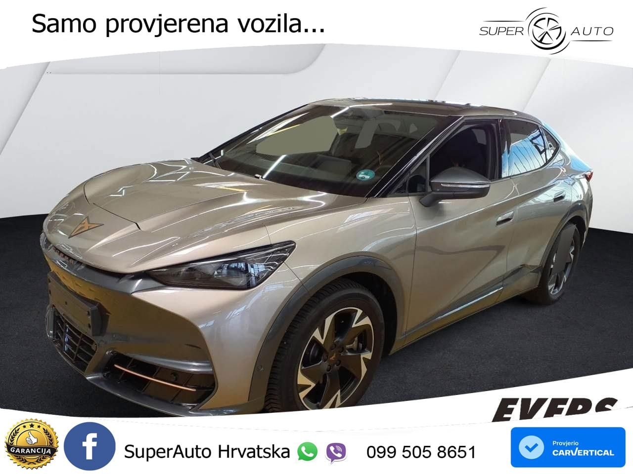 Cupra Tavascan 82 kWh (286 KS) LED+GR SJED+ACC