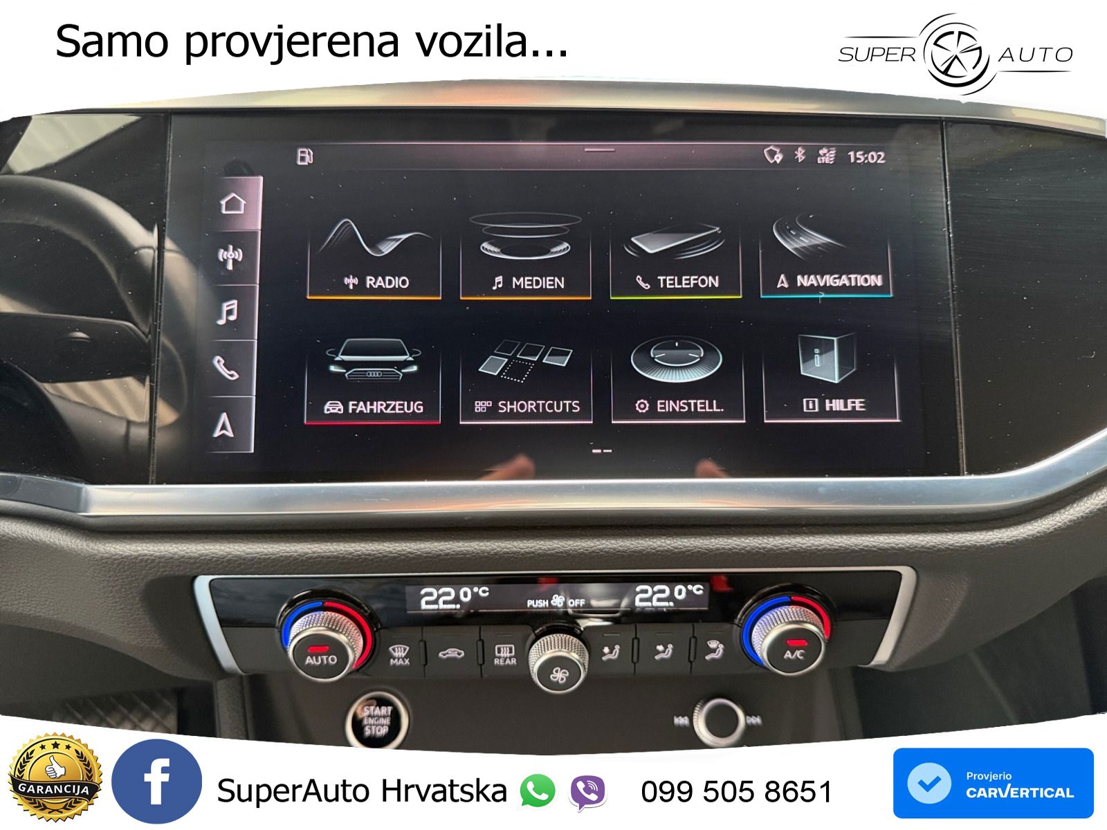 Audi Q3 40 TFSI (190 KS) quattro S tronic MATRIX+GR SJED+KAM