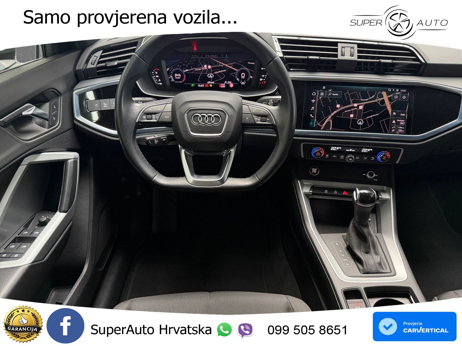 Audi Q3 40 TFSI (190 KS) quattro S tronic MATRIX+GR SJED+KAM