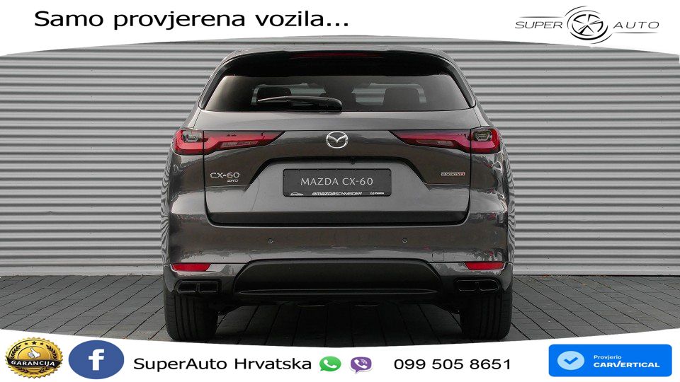 Mazda CX-60 3.3 e-Skyactiv D (254 KS) AWD Automatic MATRIX+GR SJED+KAM