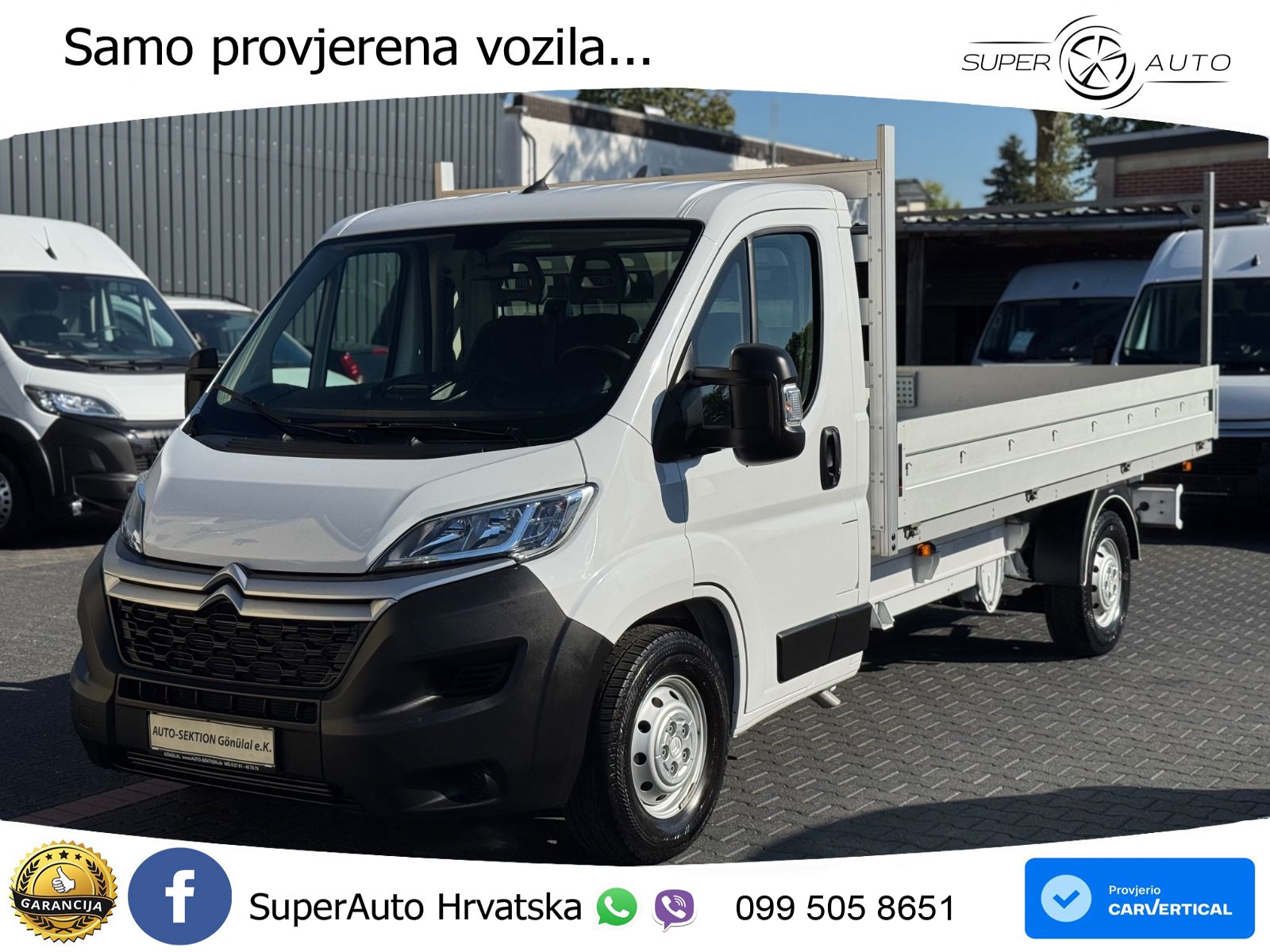 Citroën Jumper Pritsche 35 L4 165 *Klima*Tempomat*Holz 165 KS