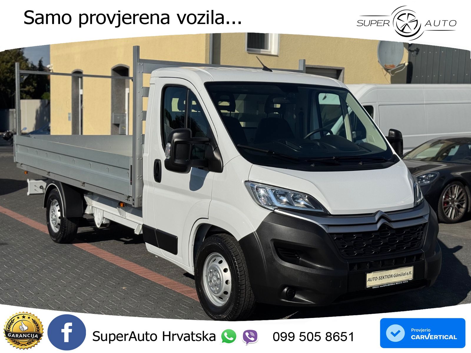 Citroën Jumper Pritsche 35 L4 165 *Klima*Tempomat*Holz 165 KS