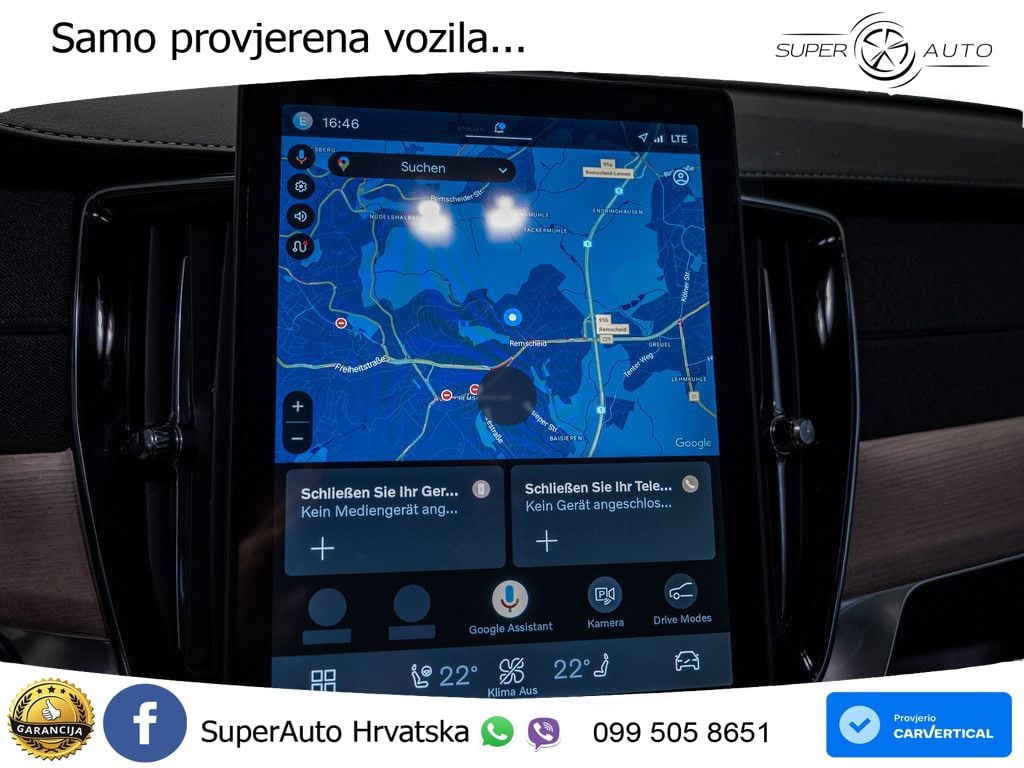 Volvo XC90 2.0 T8 AWD Automatic MATRIX+GR SJED+KAM