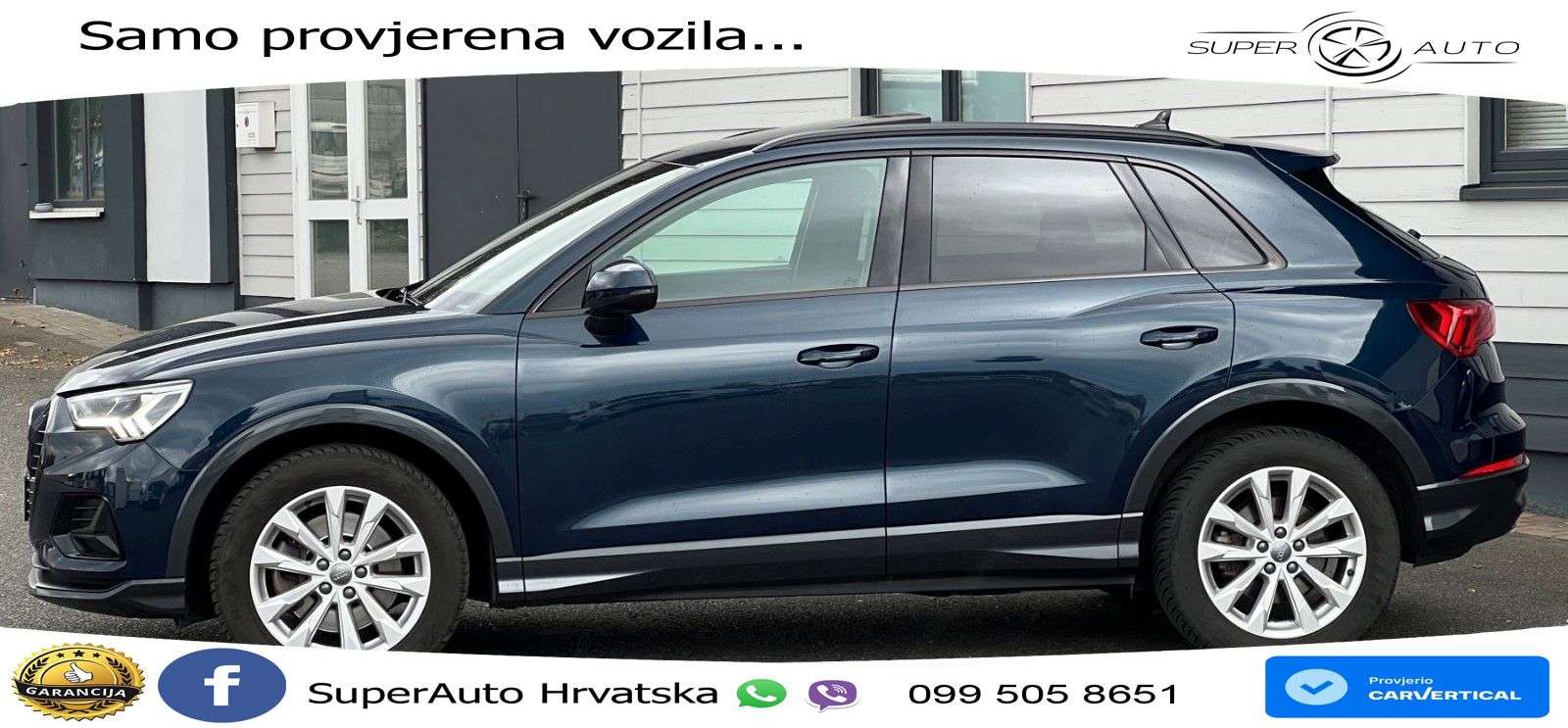 Audi Q3 40 TFSI (190 KS) quattro S tronic advanced LED+GR SJED+ACC
