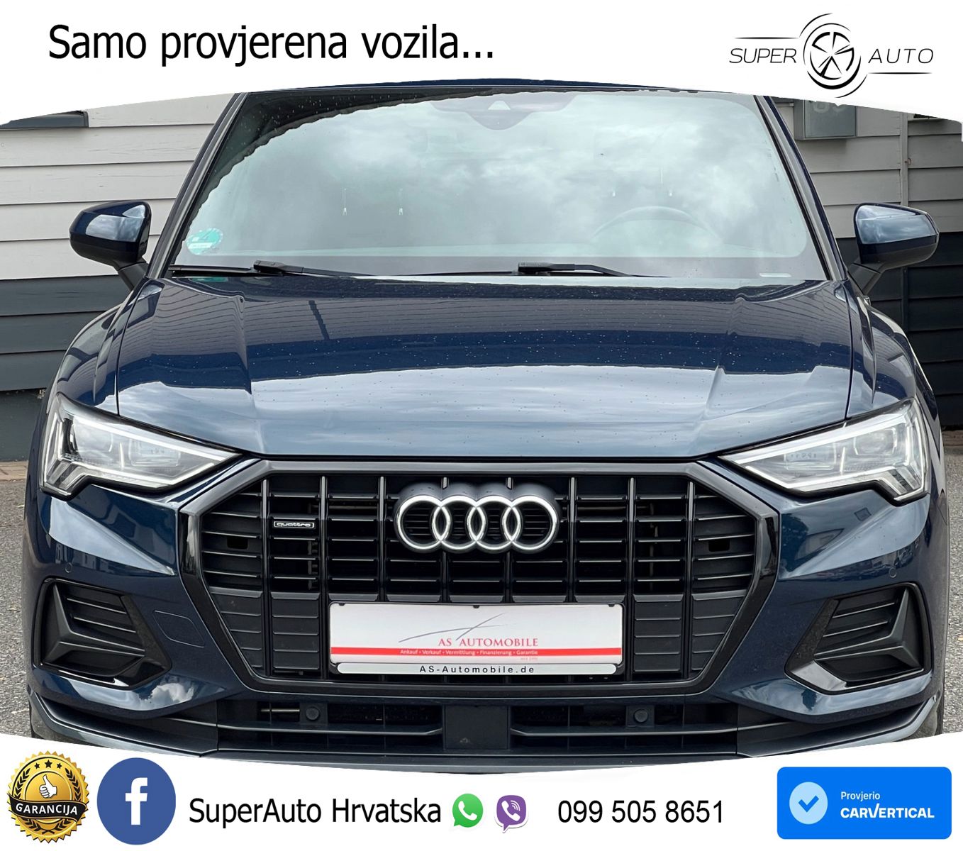 Audi Q3 40 TFSI (190 KS) quattro S tronic advanced LED+GR SJED+ACC