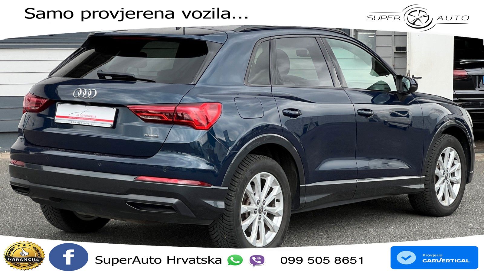 Audi Q3 40 TFSI (190 KS) quattro S tronic advanced LED+GR SJED+ACC
