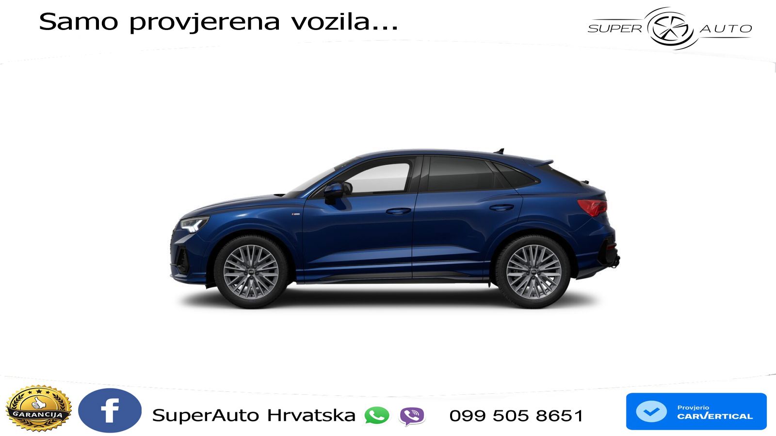 Audi Q3 Sportback 35 TDI (150 KS) S tronic S line LED+GR SJED+ACC