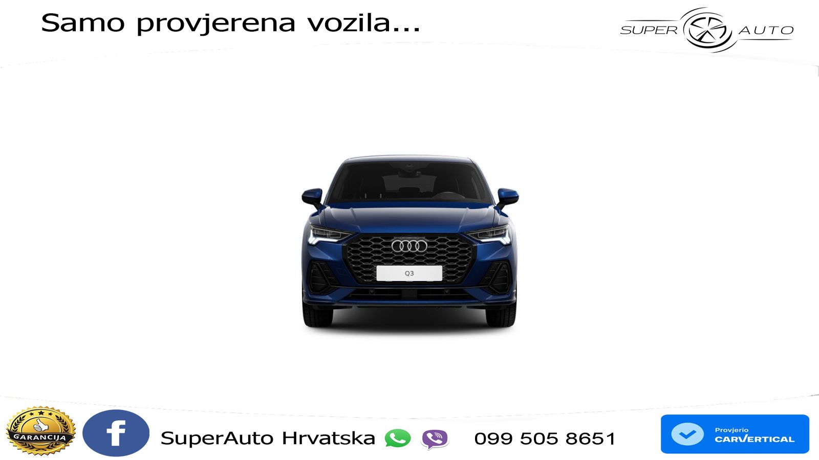 Audi Q3 Sportback 35 TDI (150 KS) S tronic S line LED+GR SJED+ACC