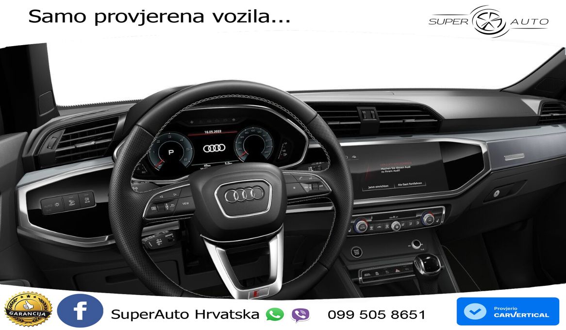 Audi Q3 Sportback 35 TDI (150 KS) S tronic S line LED+GR SJED+ACC