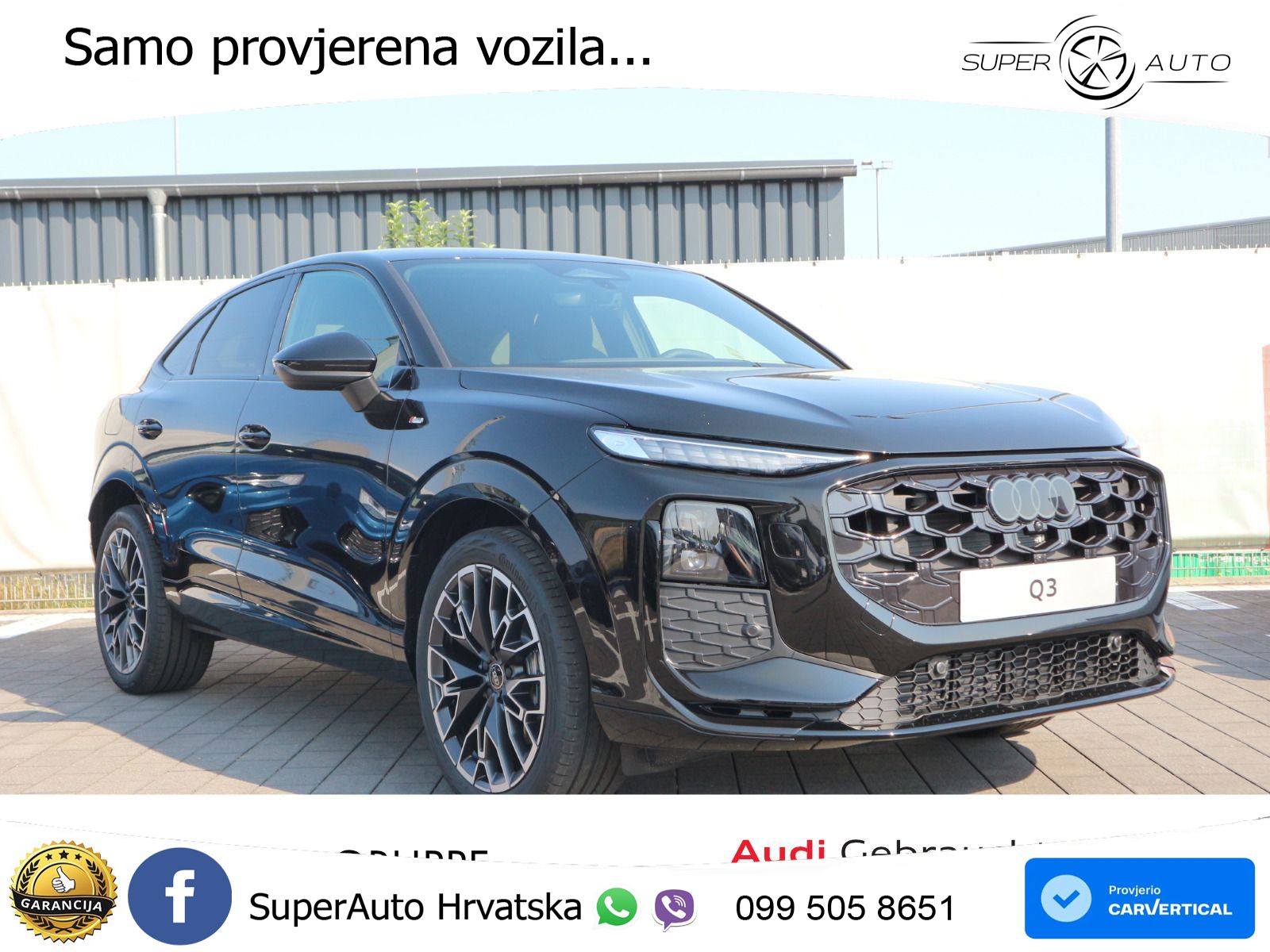 Audi Q3 Sportback 2.0 TDI (193 KS) quattro S tronic S line MATRIX+GR SJED+KAM