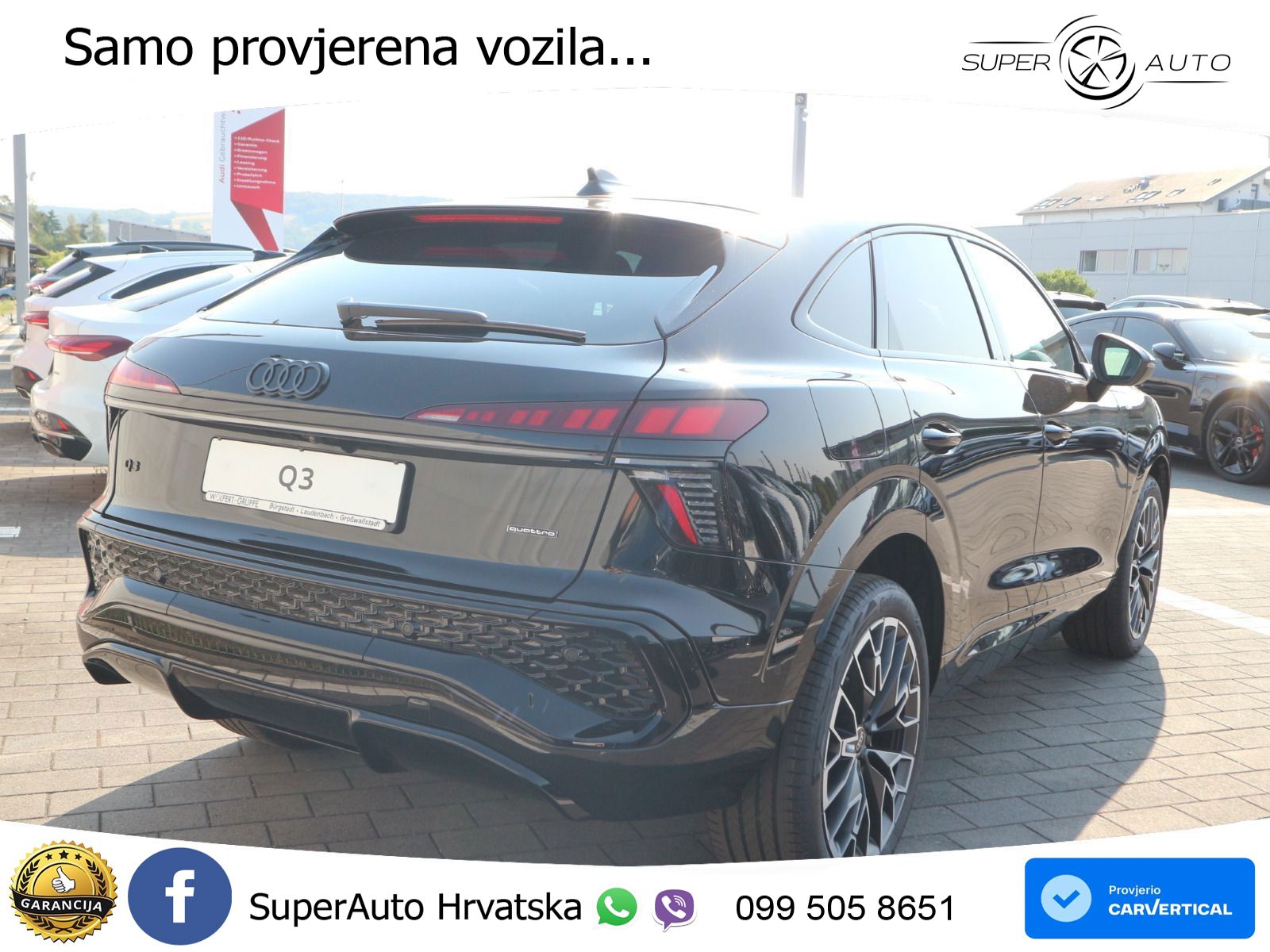 Audi Q3 Sportback 2.0 TDI (193 KS) quattro S tronic S line MATRIX+GR SJED+KAM