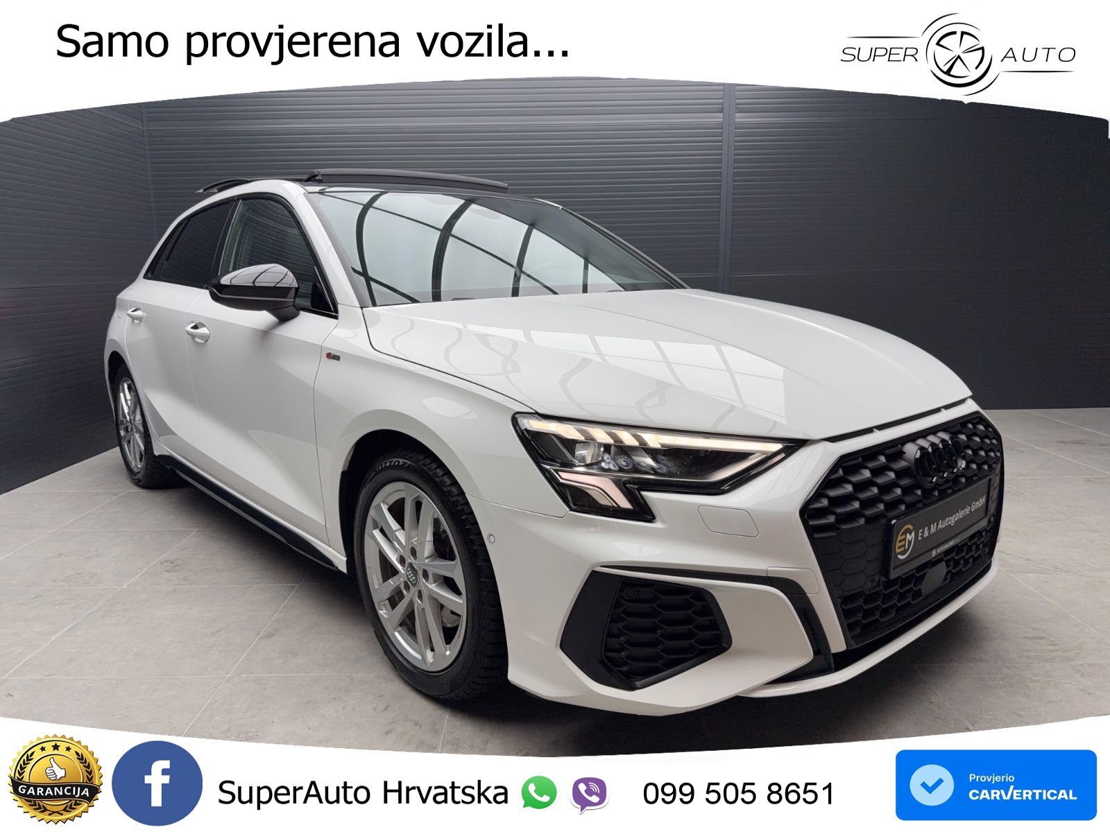 Audi A3 35 TFSI (150 KS) S tronic S line LED+GR SJED+ACC