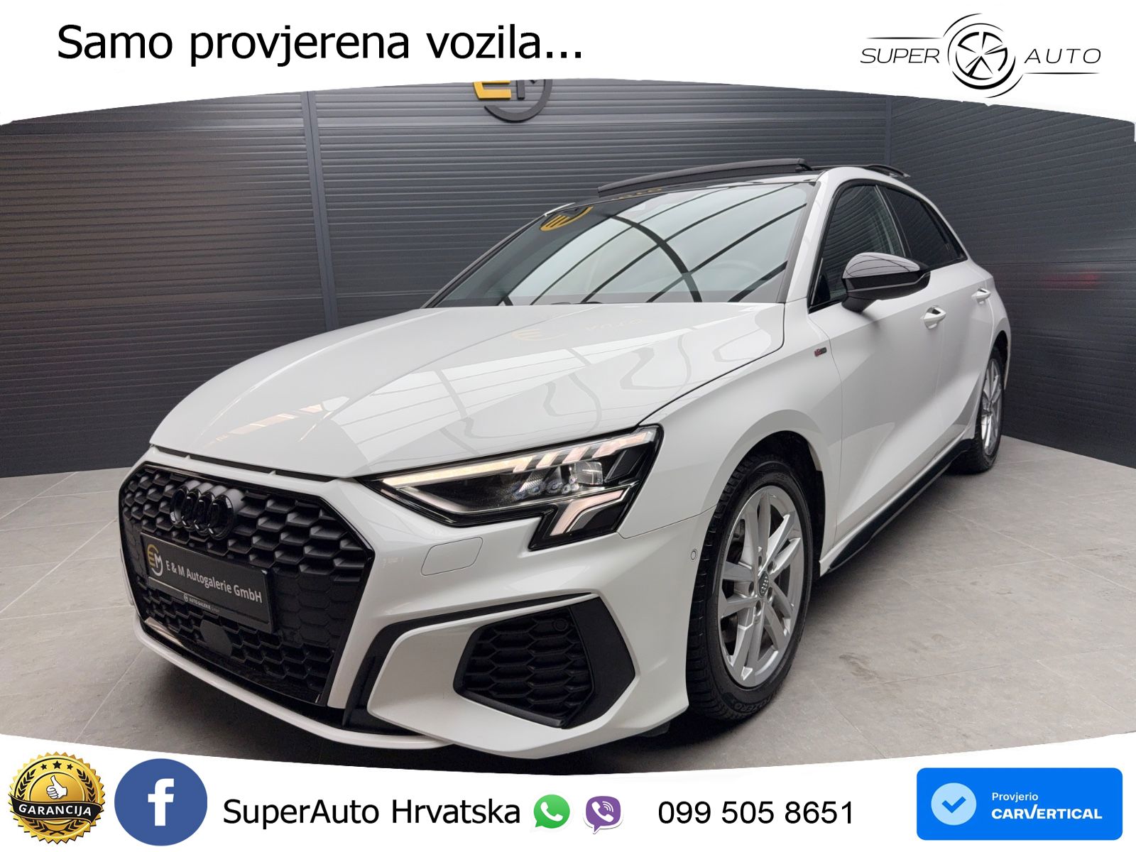 Audi A3 35 TFSI (150 KS) S tronic S line LED+GR SJED+ACC