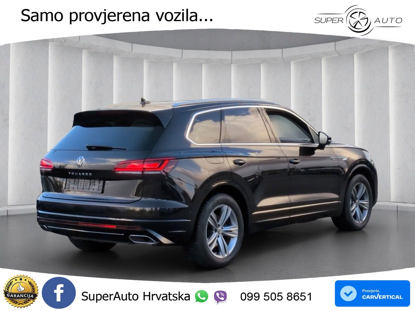 Volkswagen Touareg 3.0 V6 TDI (231 KS) 4MOTION Tiptronic R-Line ZRAČNI+ACC+4xGR SJED+KAM