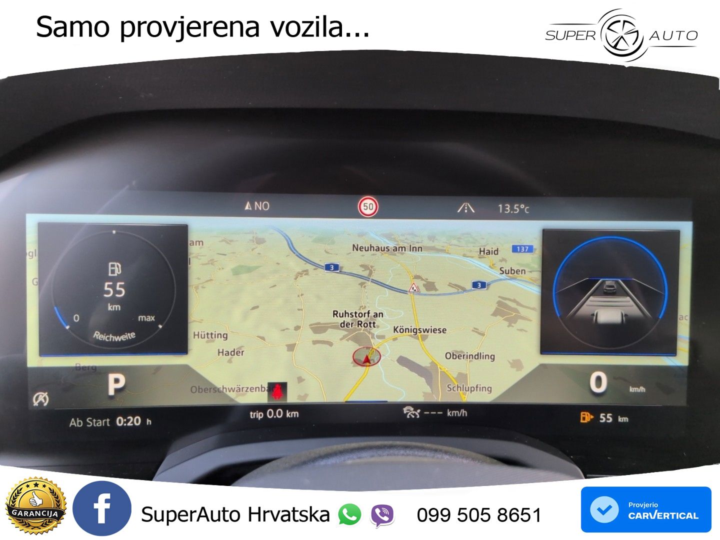 Volkswagen Touareg 3.0 V6 TDI (231 KS) 4MOTION Tiptronic R-Line ZRAČNI+ACC+4xGR SJED+KAM