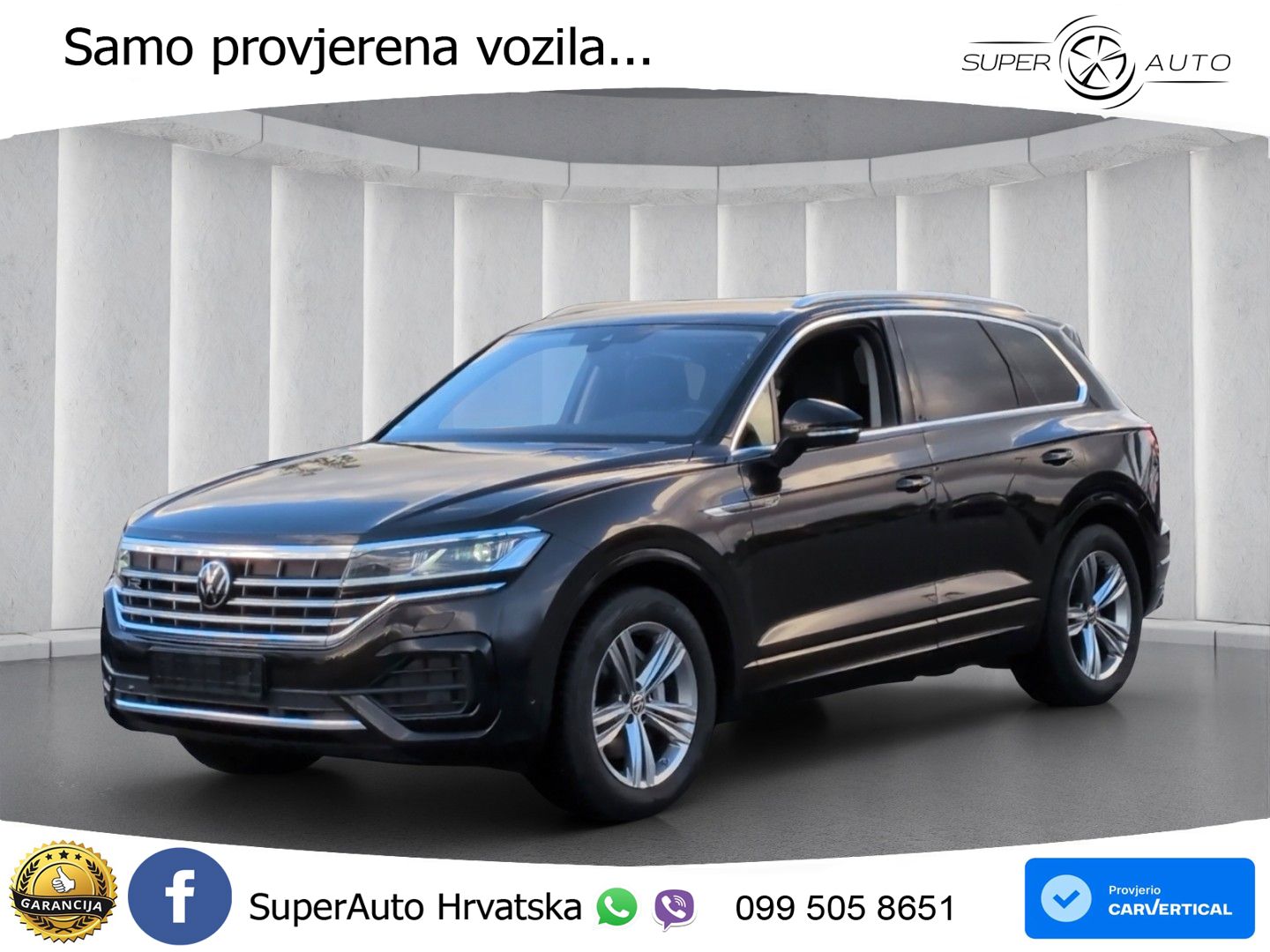Volkswagen Touareg 3.0 V6 TDI (231 KS) 4MOTION Tiptronic R-Line ZRAČNI+ACC+4xGR SJED+KAM