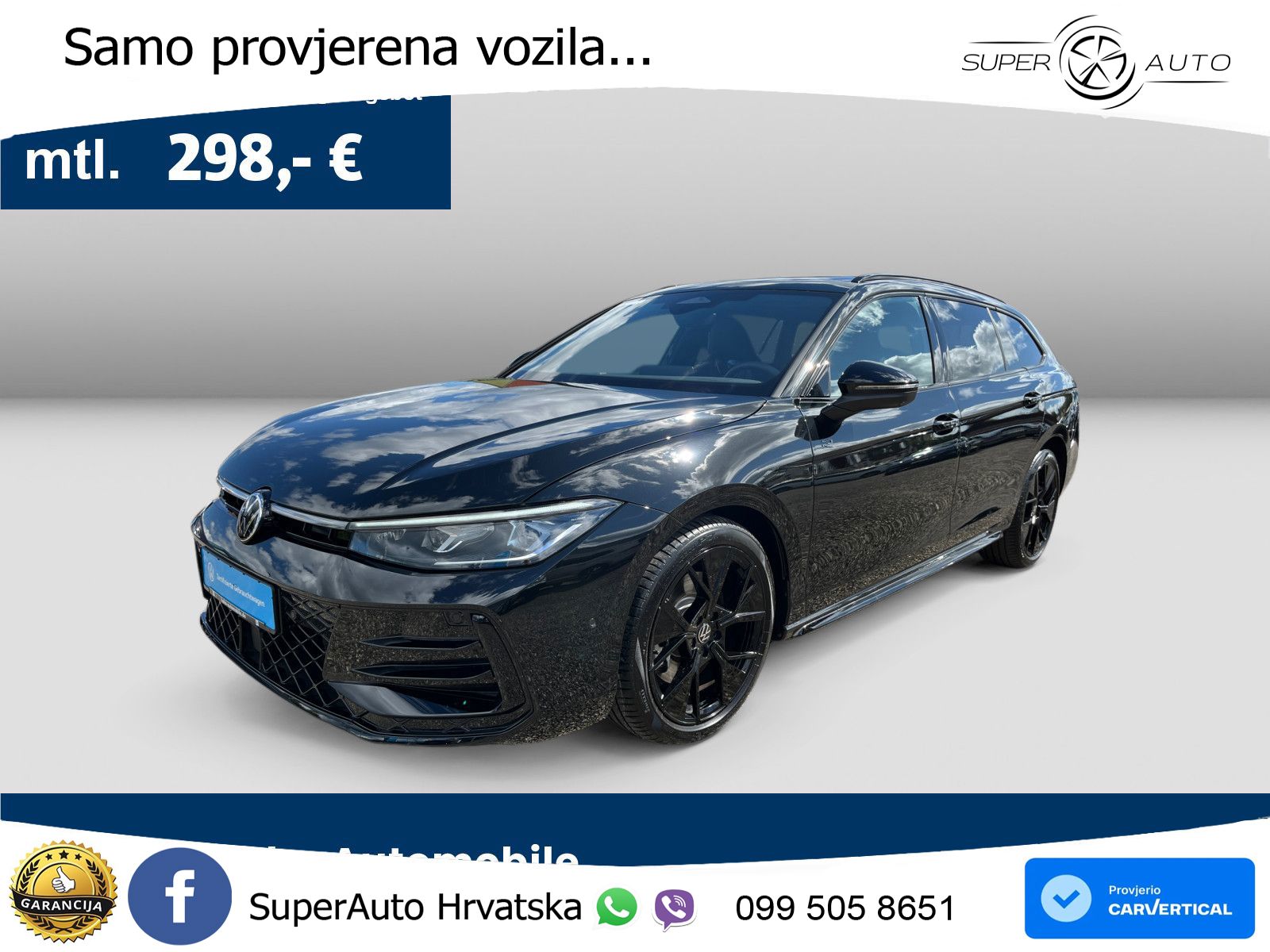 Volkswagen Passat Variant 2.0 TDI (193 KS) 4MOTION DSG R-Line LED+GR SJED+ACC