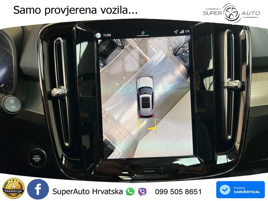 Volvo XC40 2.0 B4 AWD 197 KS Automatic ACC+GR SJED+360+PANO