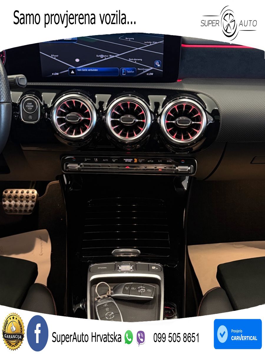 Mercedes-Benz A 200 7G-DCT AMG ACC+HEAD+GR SJED+360+PANO