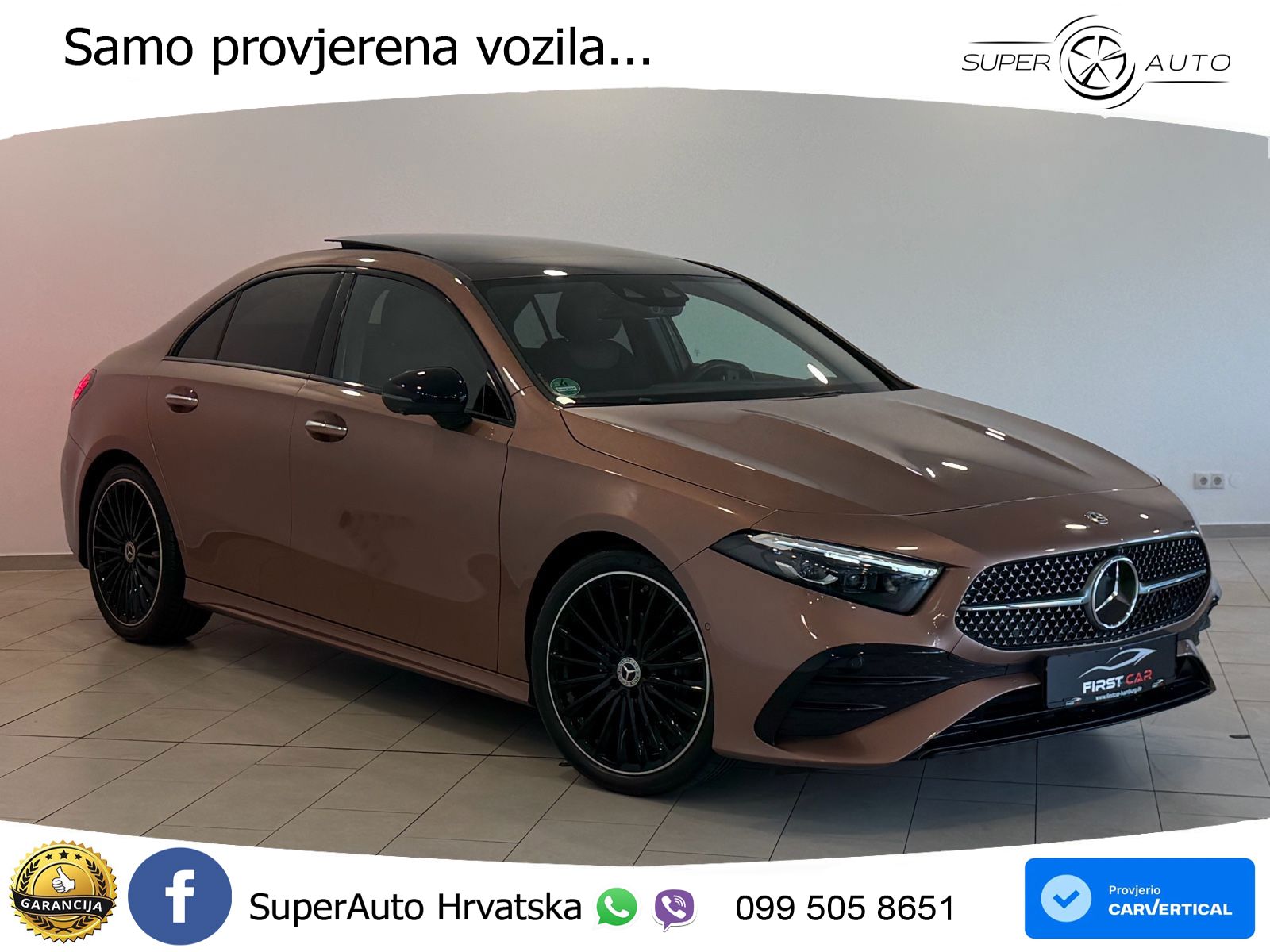 Mercedes-Benz A 200 7G-DCT AMG ACC+HEAD+GR SJED+360+PANO