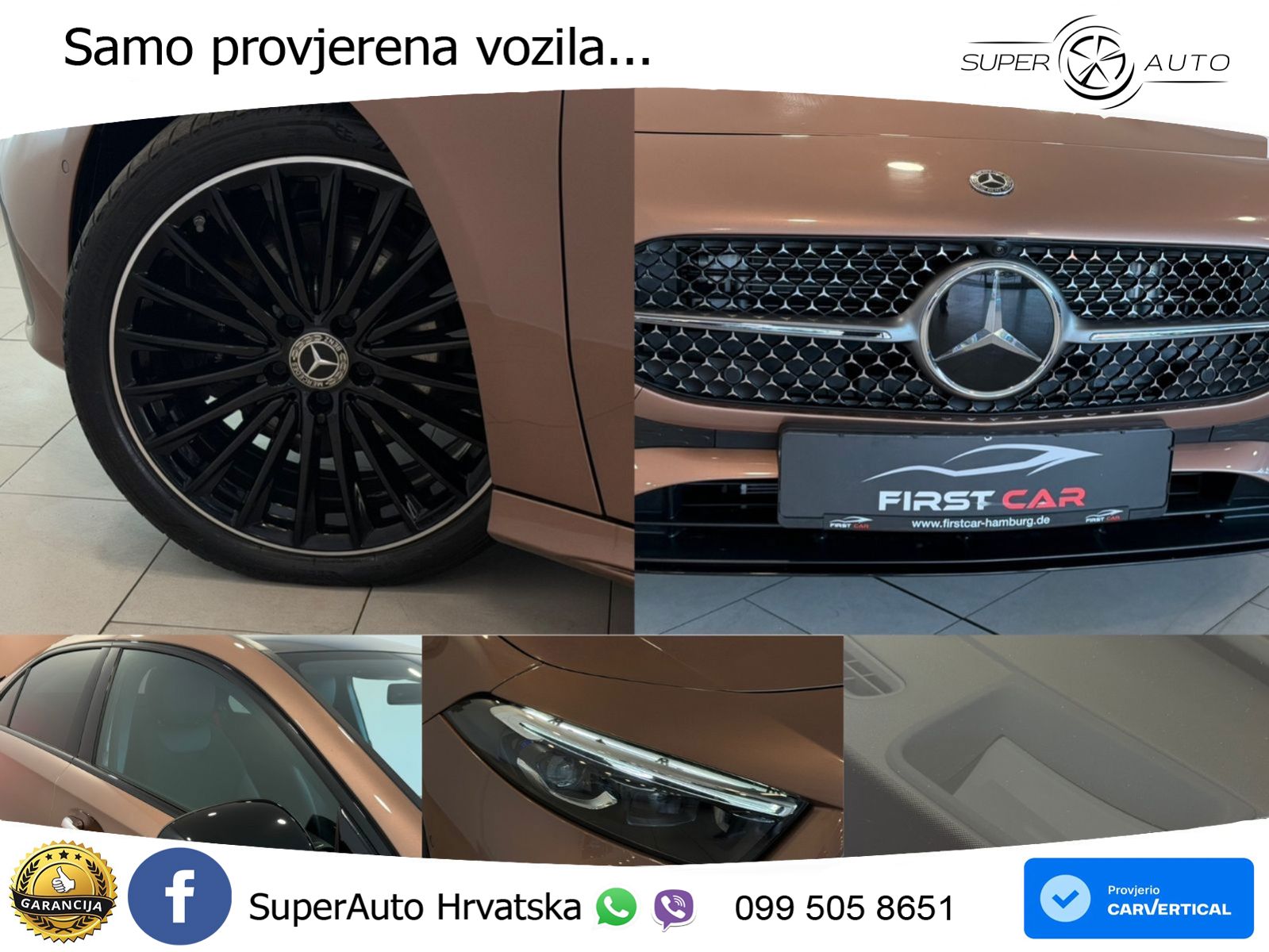 Mercedes-Benz A 200 7G-DCT AMG ACC+HEAD+GR SJED+360+PANO