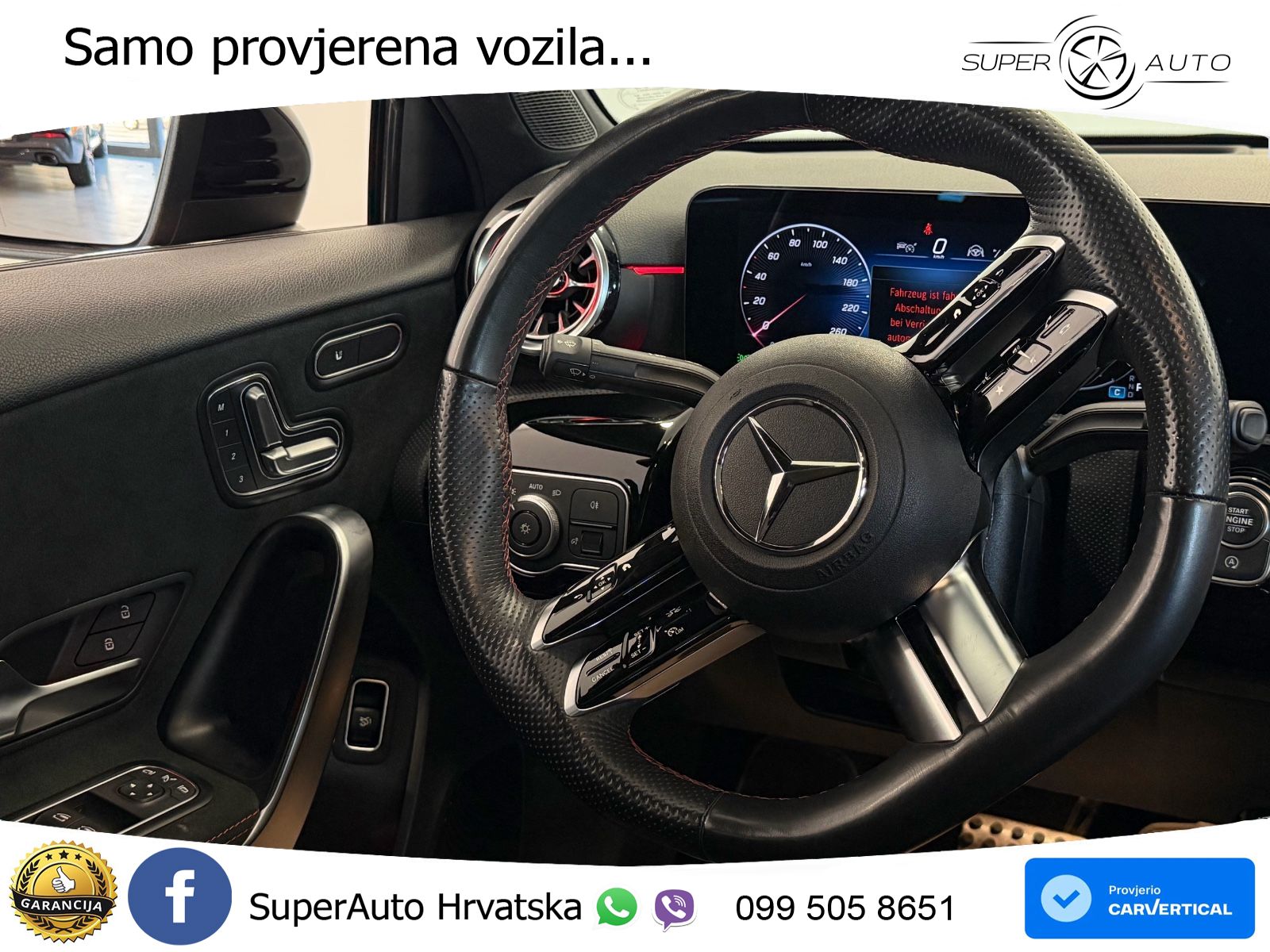 Mercedes-Benz A 200 7G-DCT AMG ACC+HEAD+GR SJED+360+PANO