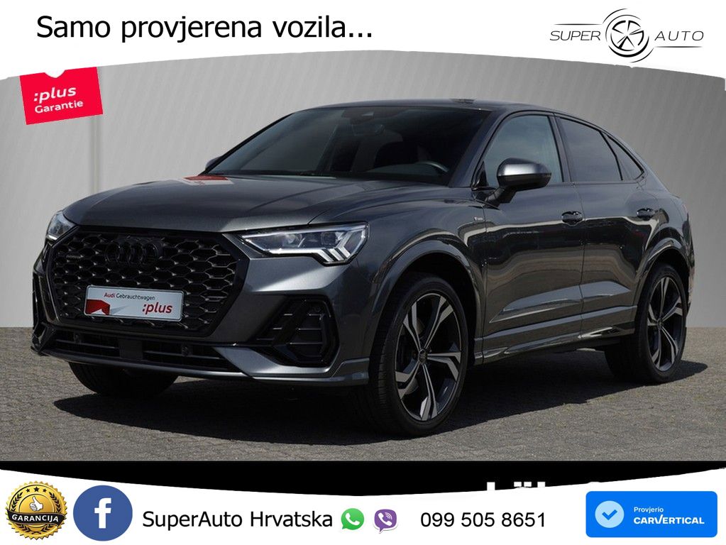 Audi Q3 II Sportback 40 TFSI (190 KS) quattro S tronic S line LED+GR SJED+ACC