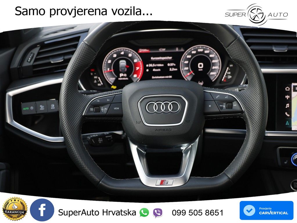 Audi Q3 II Sportback 40 TFSI (190 KS) quattro S tronic S line LED+GR SJED+ACC