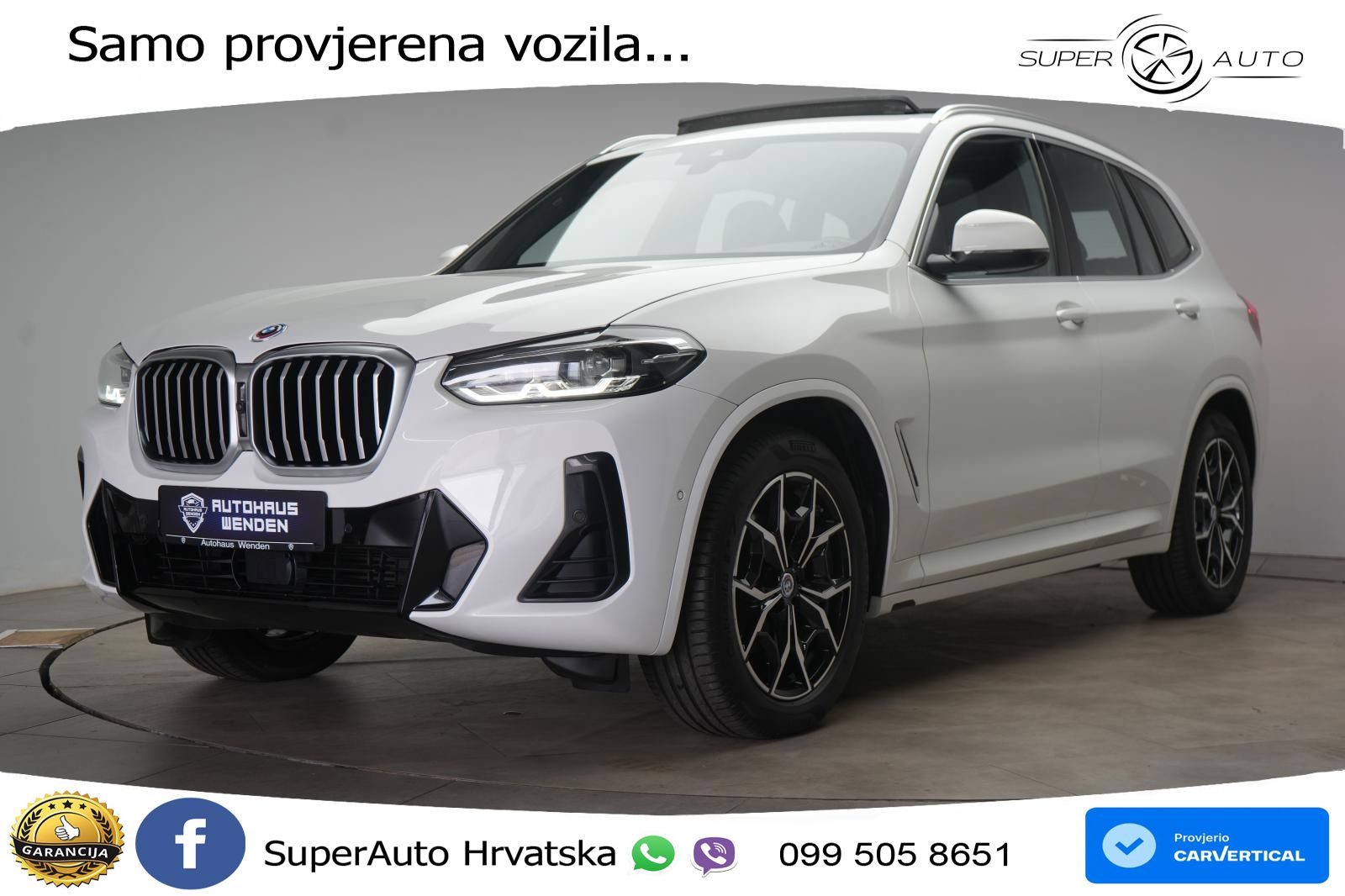 BMW X3 20d xDrive Steptronic M Sport ACC+GR SJED+360+PANO