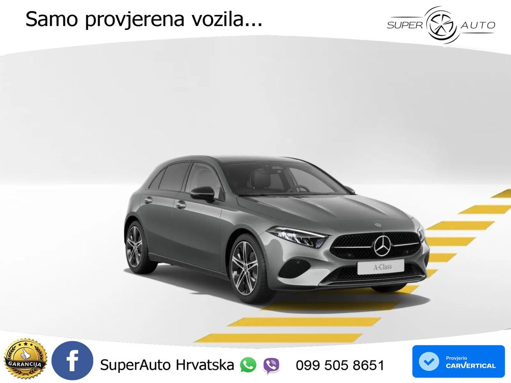 Mercedes-Benz A 180 7G-DCT Night paket ACC+GR SJED+360+PANO
