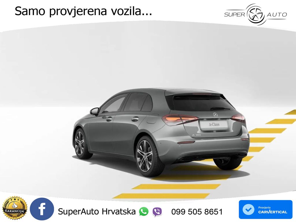 Mercedes-Benz A 180 7G-DCT Night paket ACC+GR SJED+360+PANO