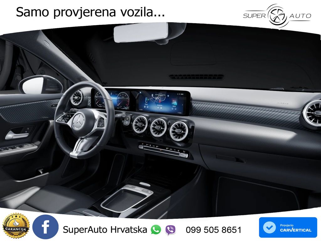 Mercedes-Benz A 180 7G-DCT Night paket ACC+GR SJED+360+PANO