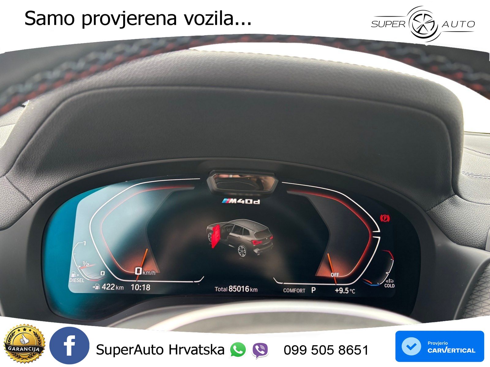BMW X3 M40d xDrive Steptronic LED+GR SJED+ACC