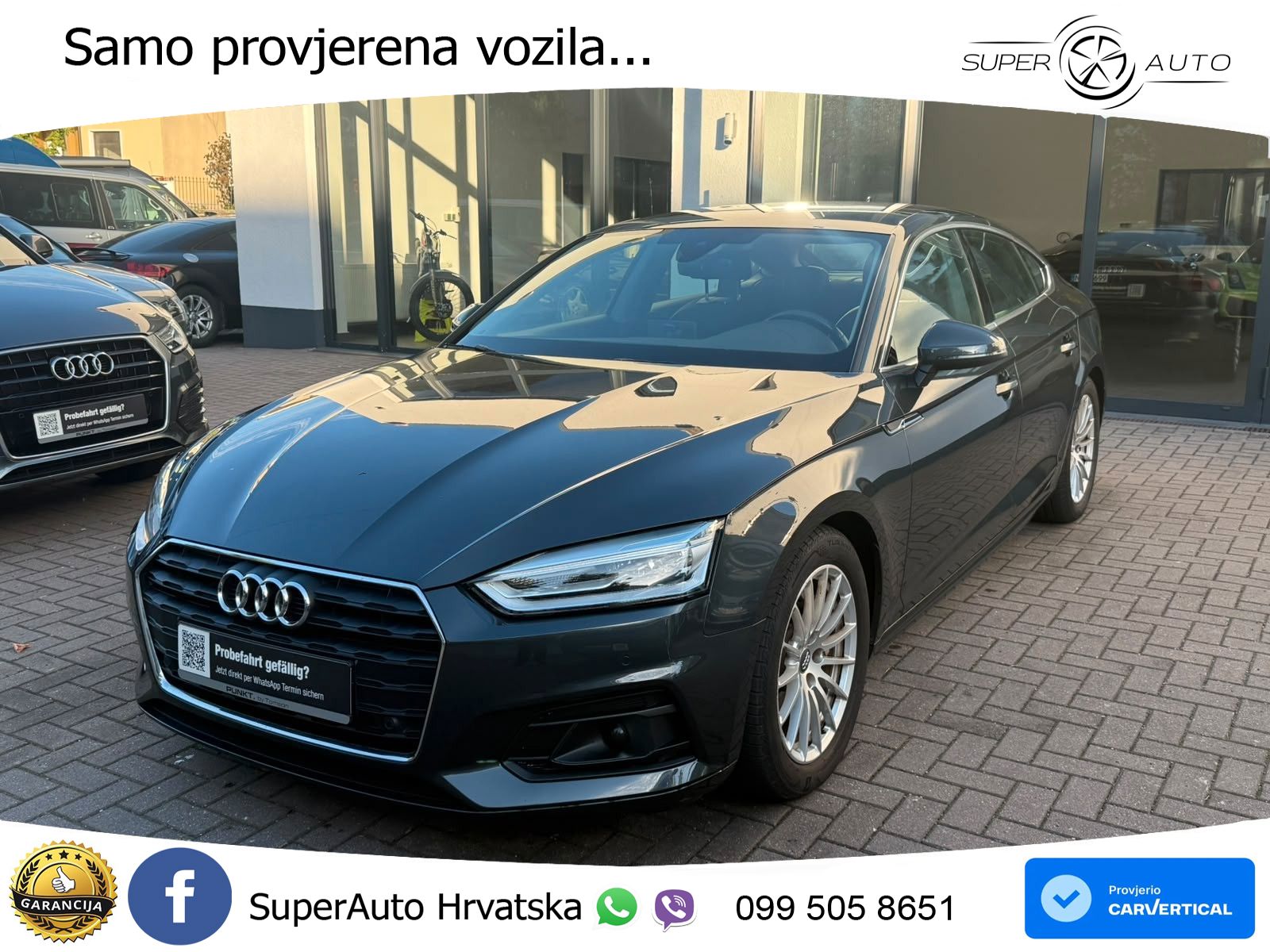 Audi A5 Sportback 40 TDI (190 KS) S tronic LED+GR SJED+ACC
