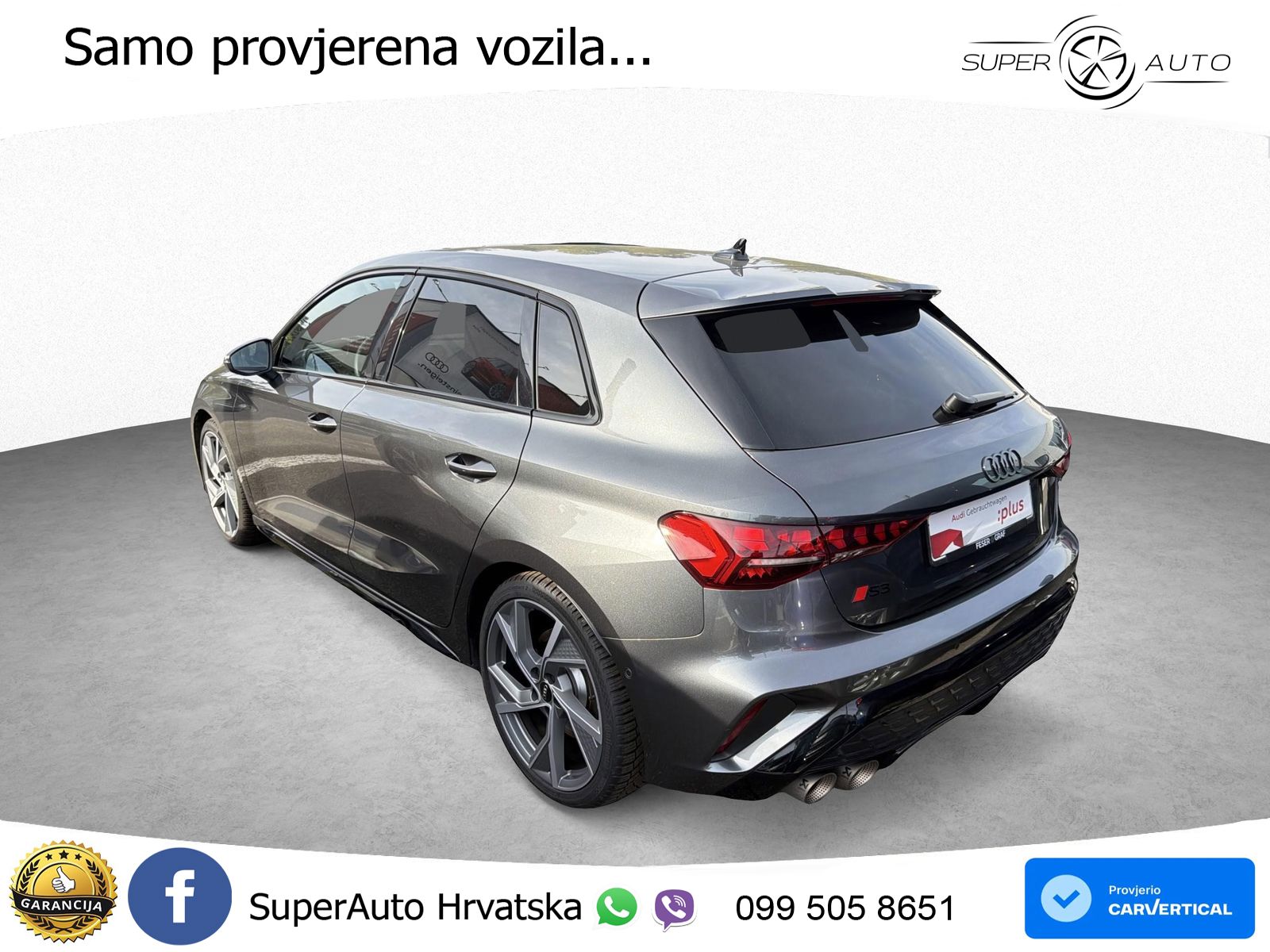 Audi S3 2.0 TFSI (333 KS) quattro S tronic LED+GR SJED+ACC