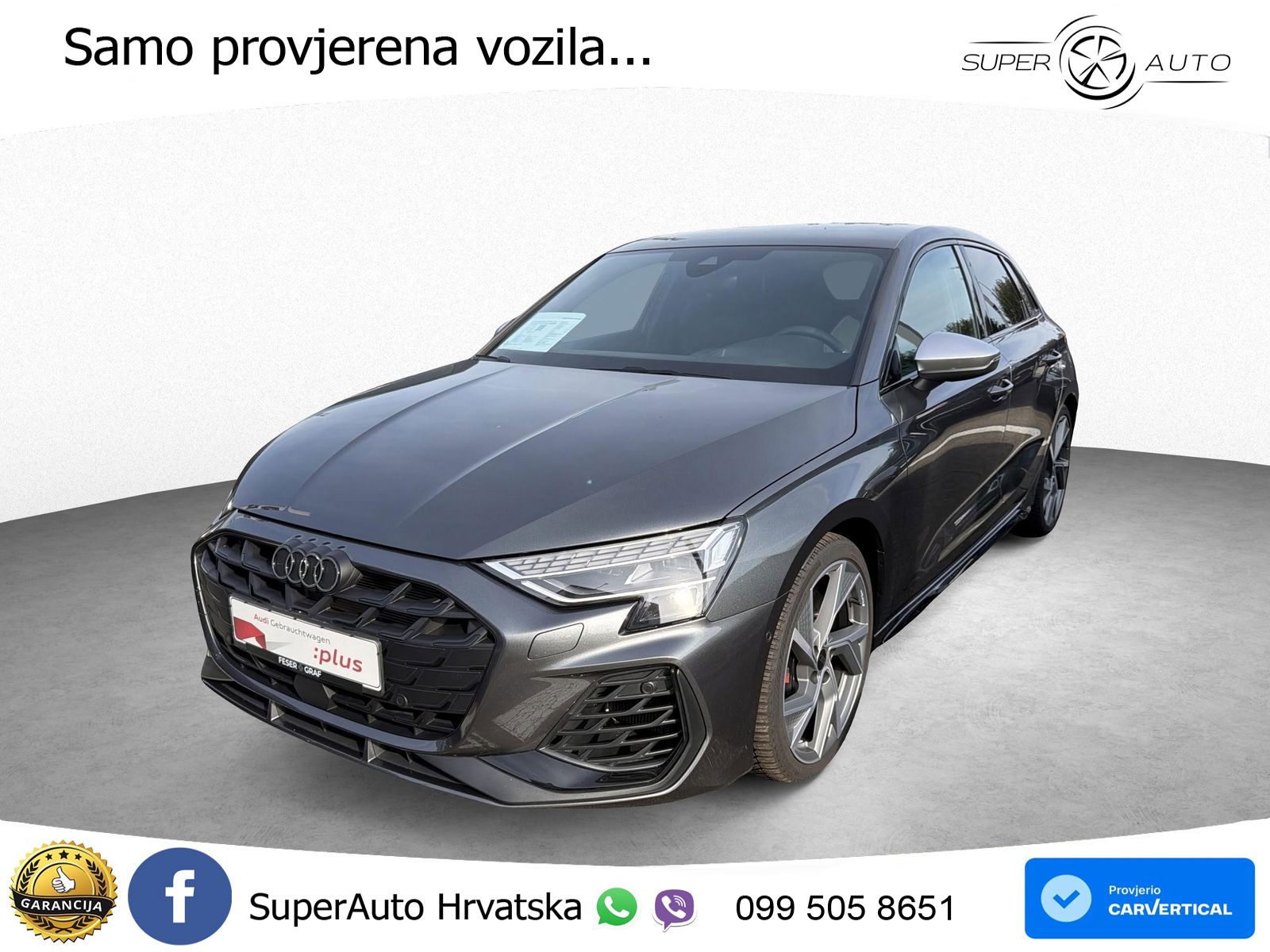 Audi S3 2.0 TFSI (333 KS) quattro S tronic LED+GR SJED+ACC