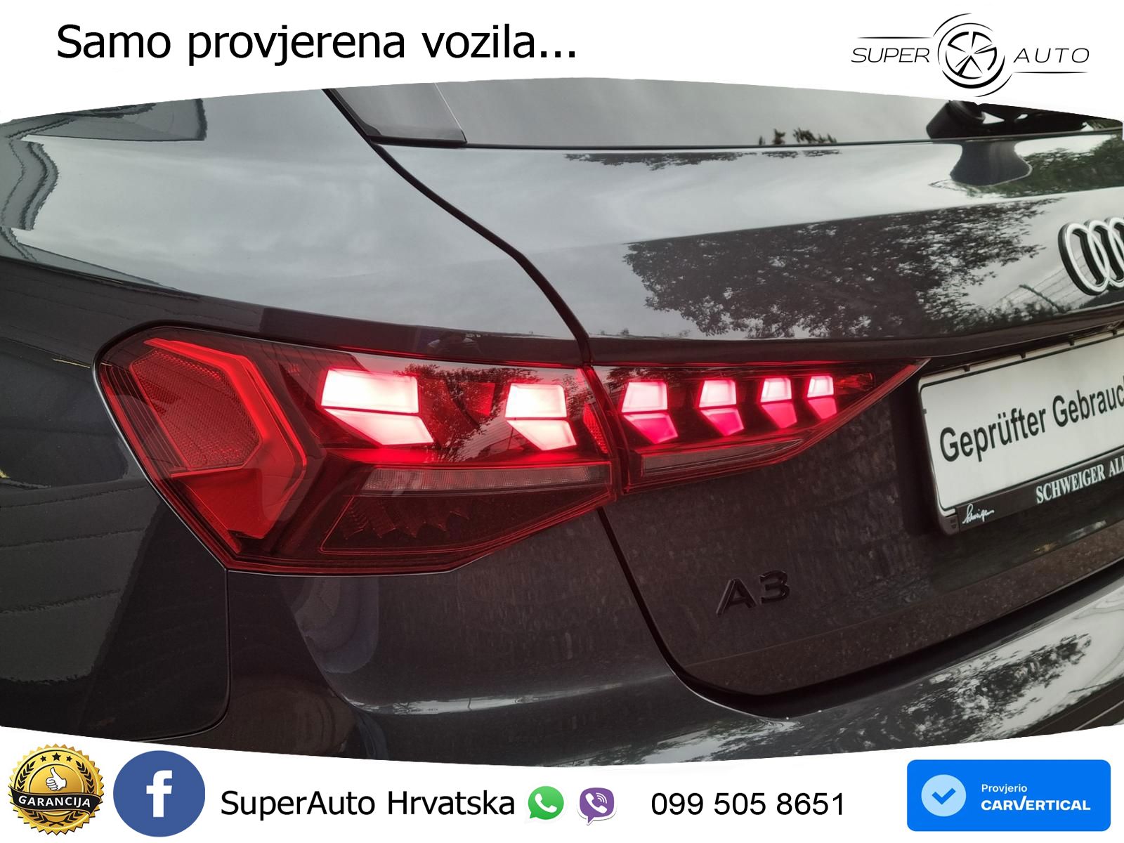 Audi A3 Sportback 30 TFSI (116 KS) Mild Hybrid S tronic advanced LED+GR SJED+ACC
