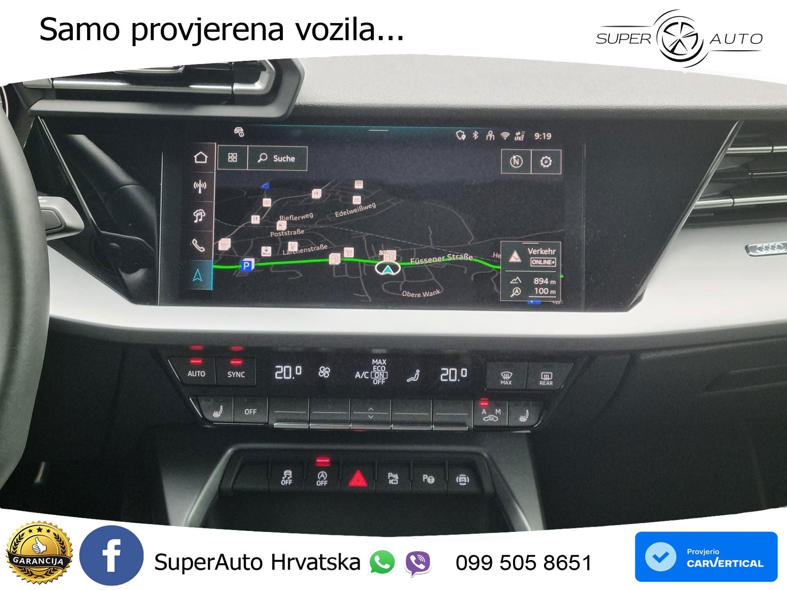 Audi A3 Sportback 30 TFSI (116 KS) Mild Hybrid S tronic advanced LED+GR SJED+ACC