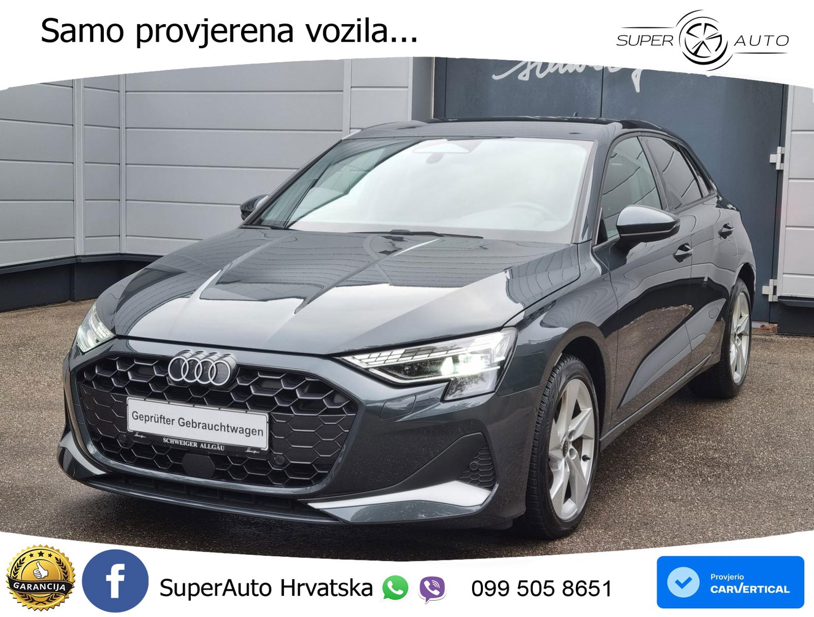 Audi A3 Sportback 30 TFSI (116 KS) Mild Hybrid S tronic advanced LED+GR SJED+ACC
