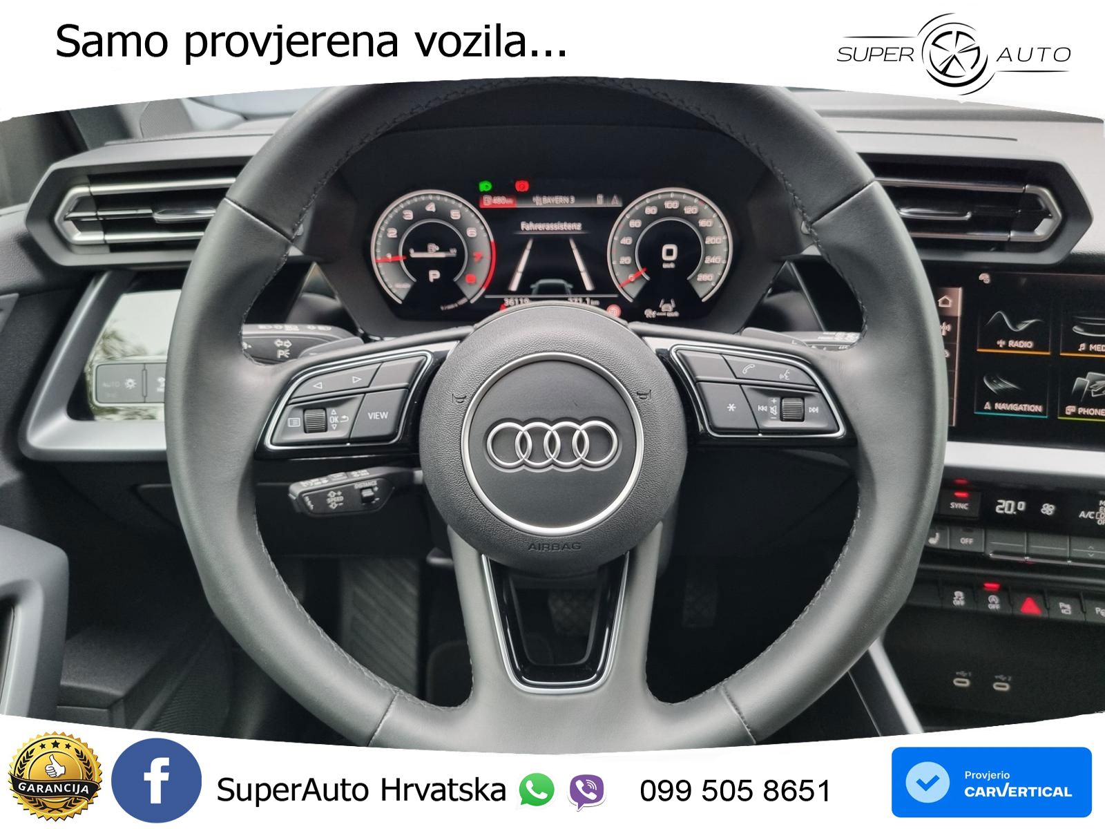 Audi A3 Sportback 30 TFSI (116 KS) Mild Hybrid S tronic advanced LED+GR SJED+ACC